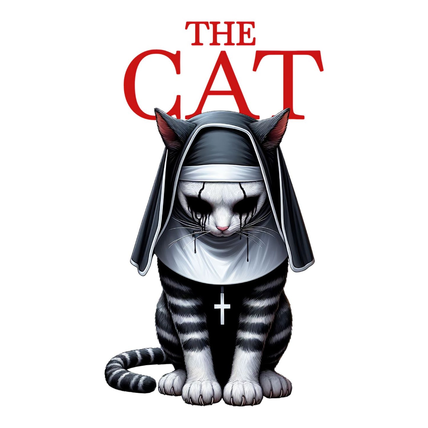 The Cat Nun Horror T-shirt