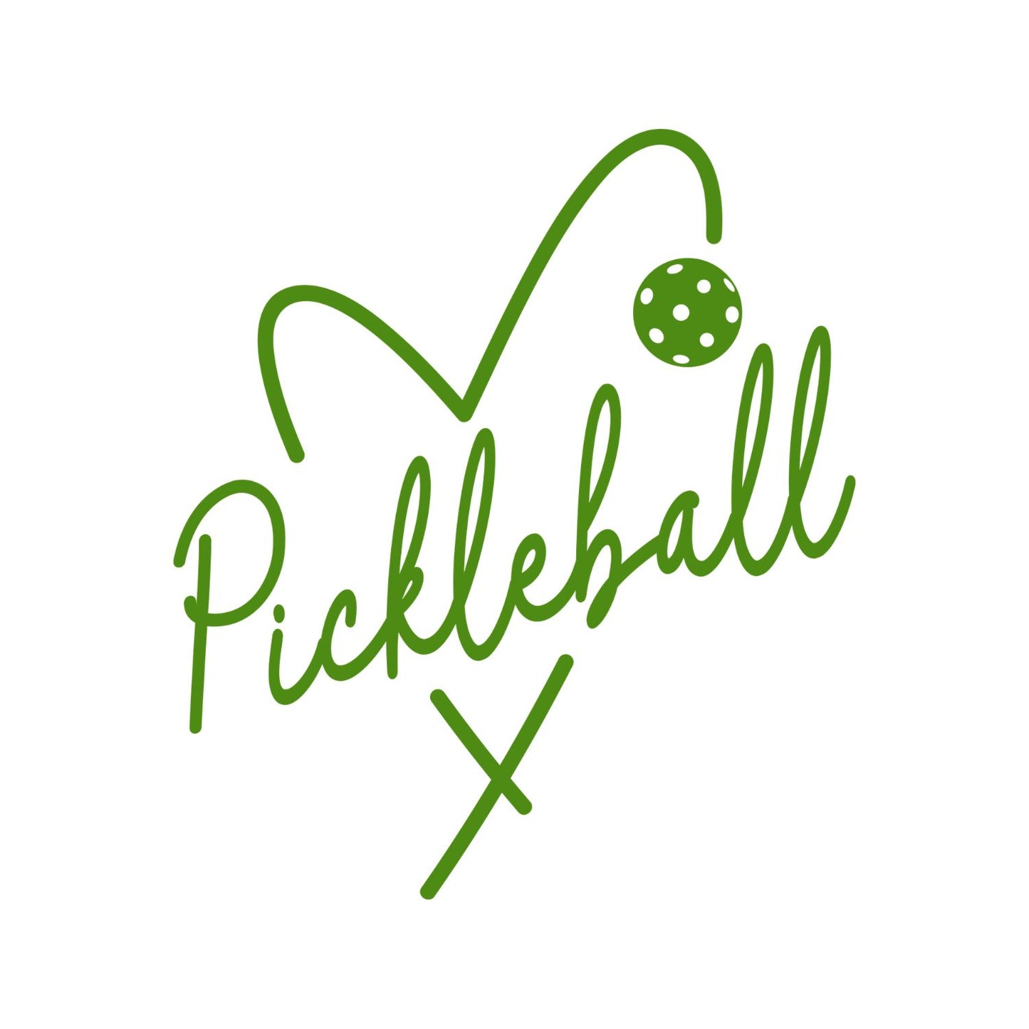 Pickleball Heart T-shirt | Graphic Tee | Printed Shirt