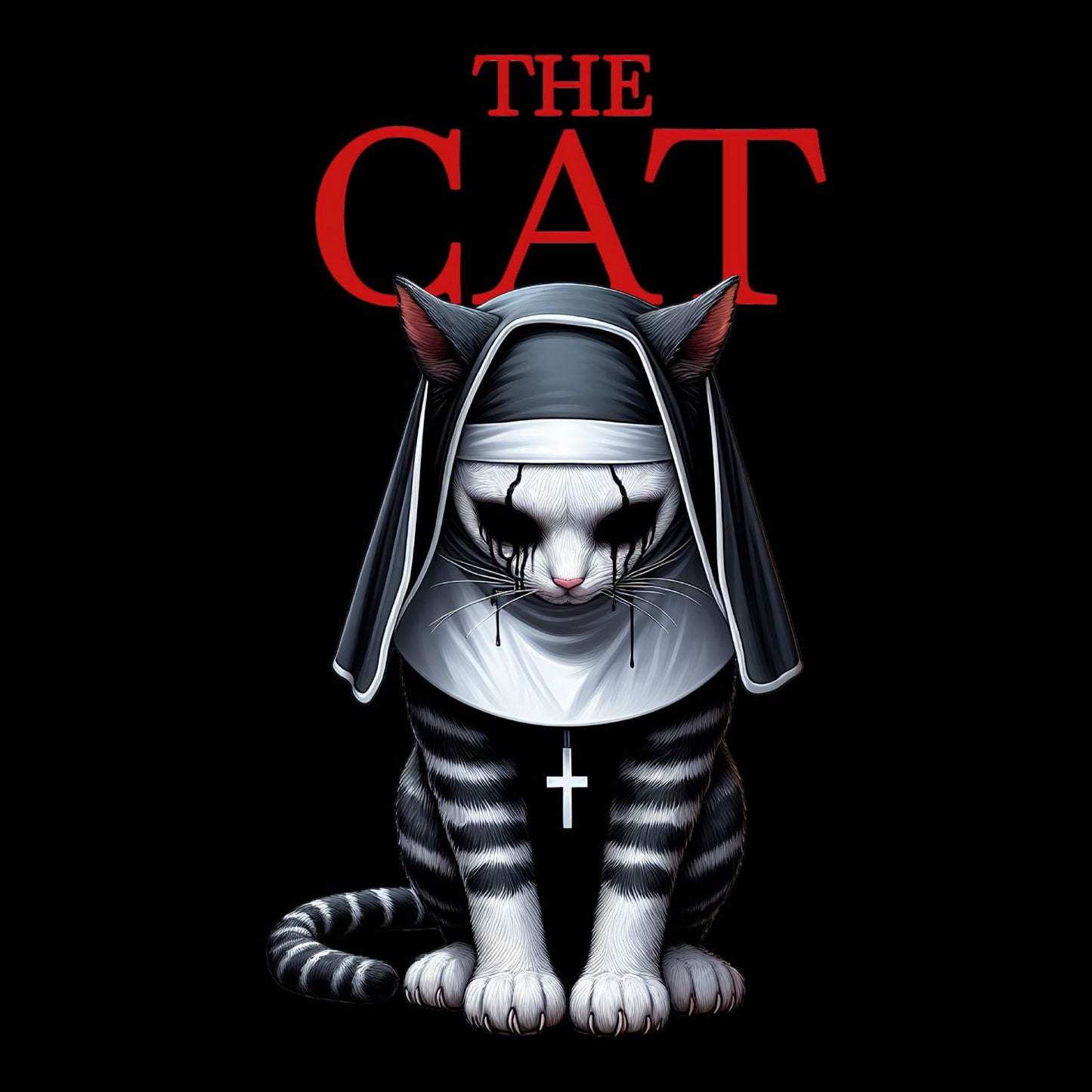 The Cat Nun Horror T-shirt