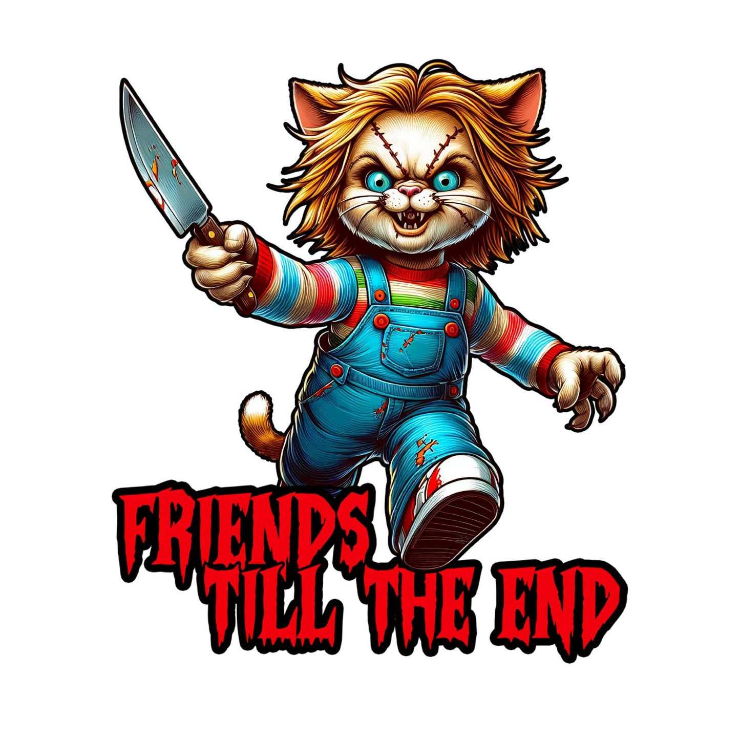 Friends Till The End Horror T-shirt