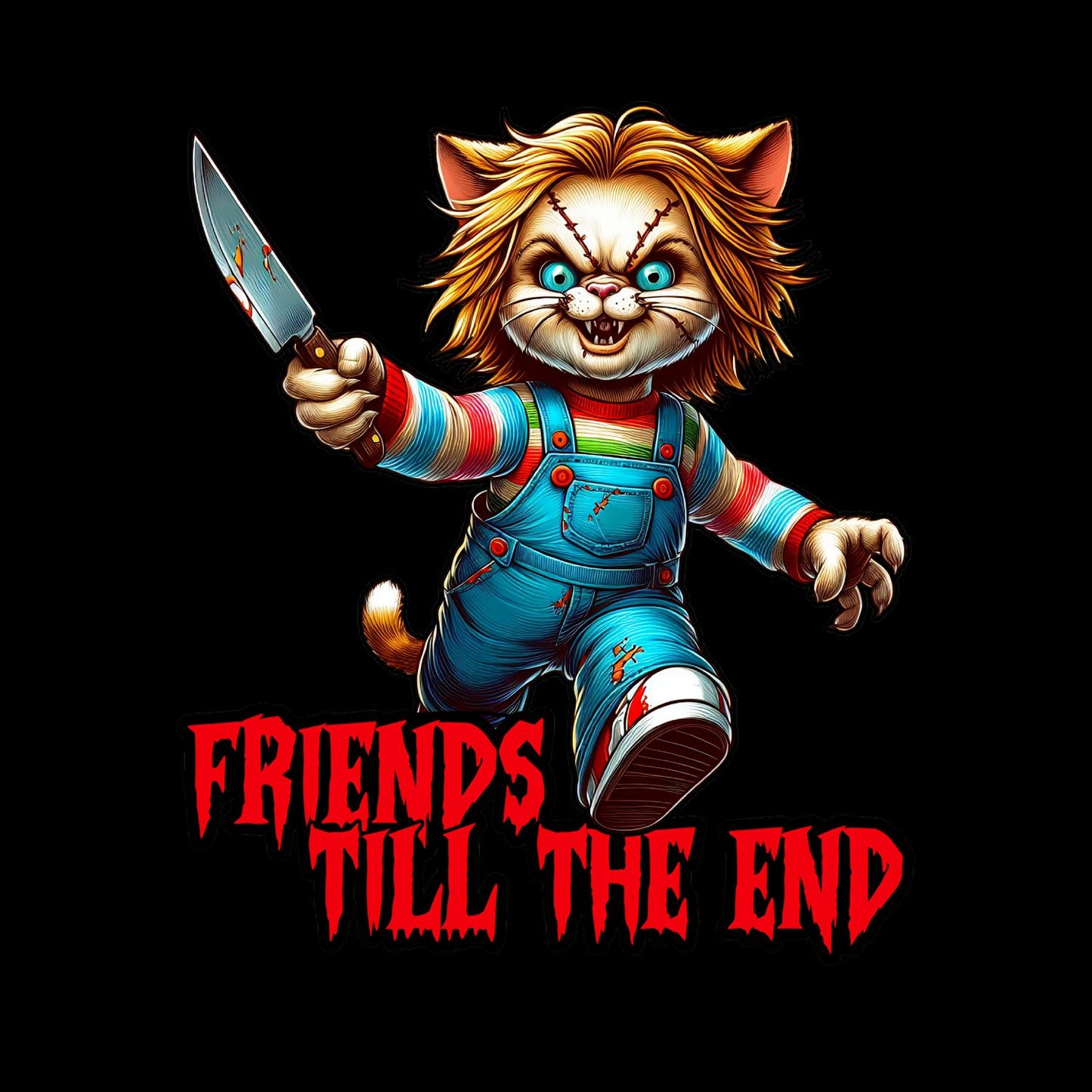 Friends Till The End Horror T-shirt