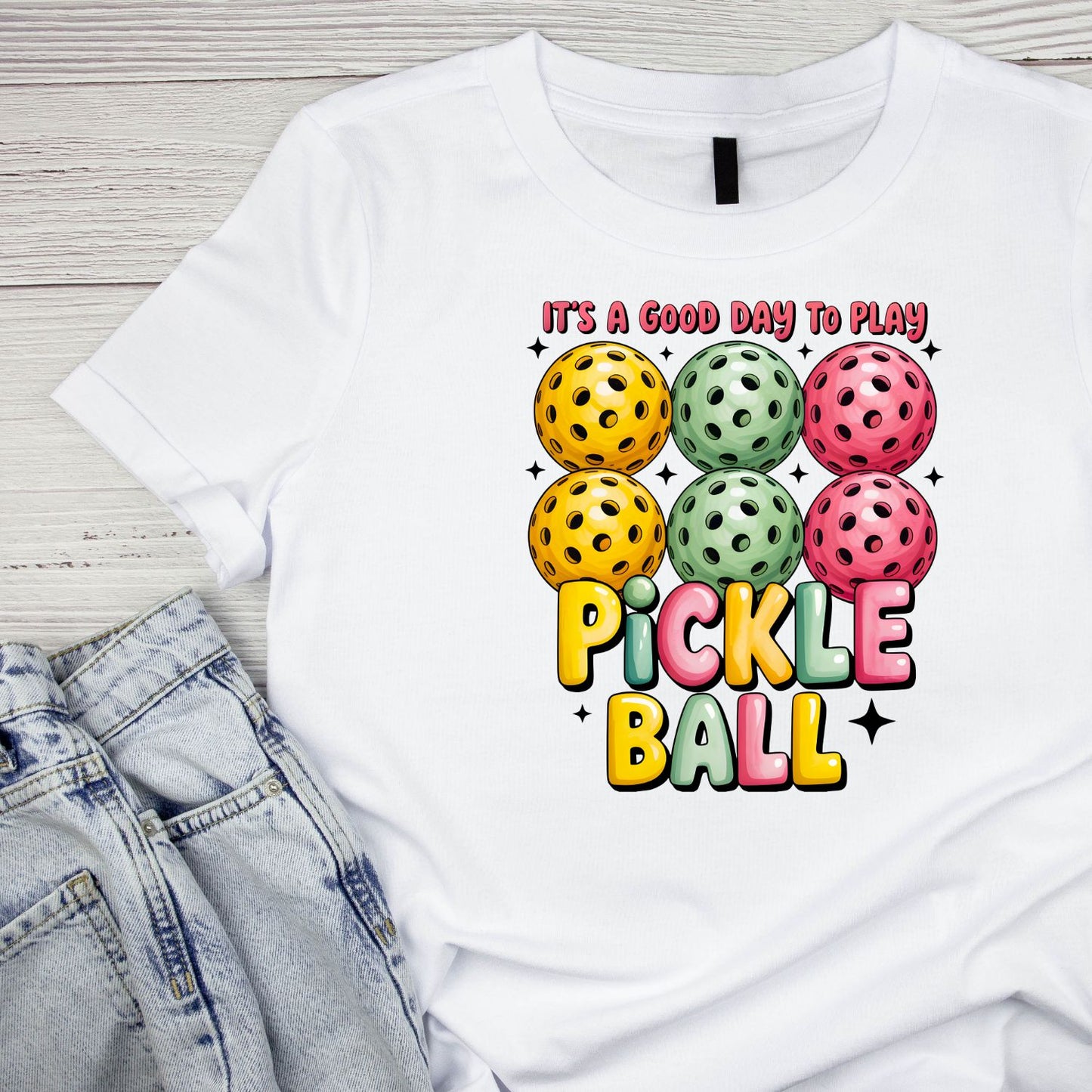 It’s A Good Day To Play Pickleball Club T-shirt | Graphic Tee | Printed Shirt