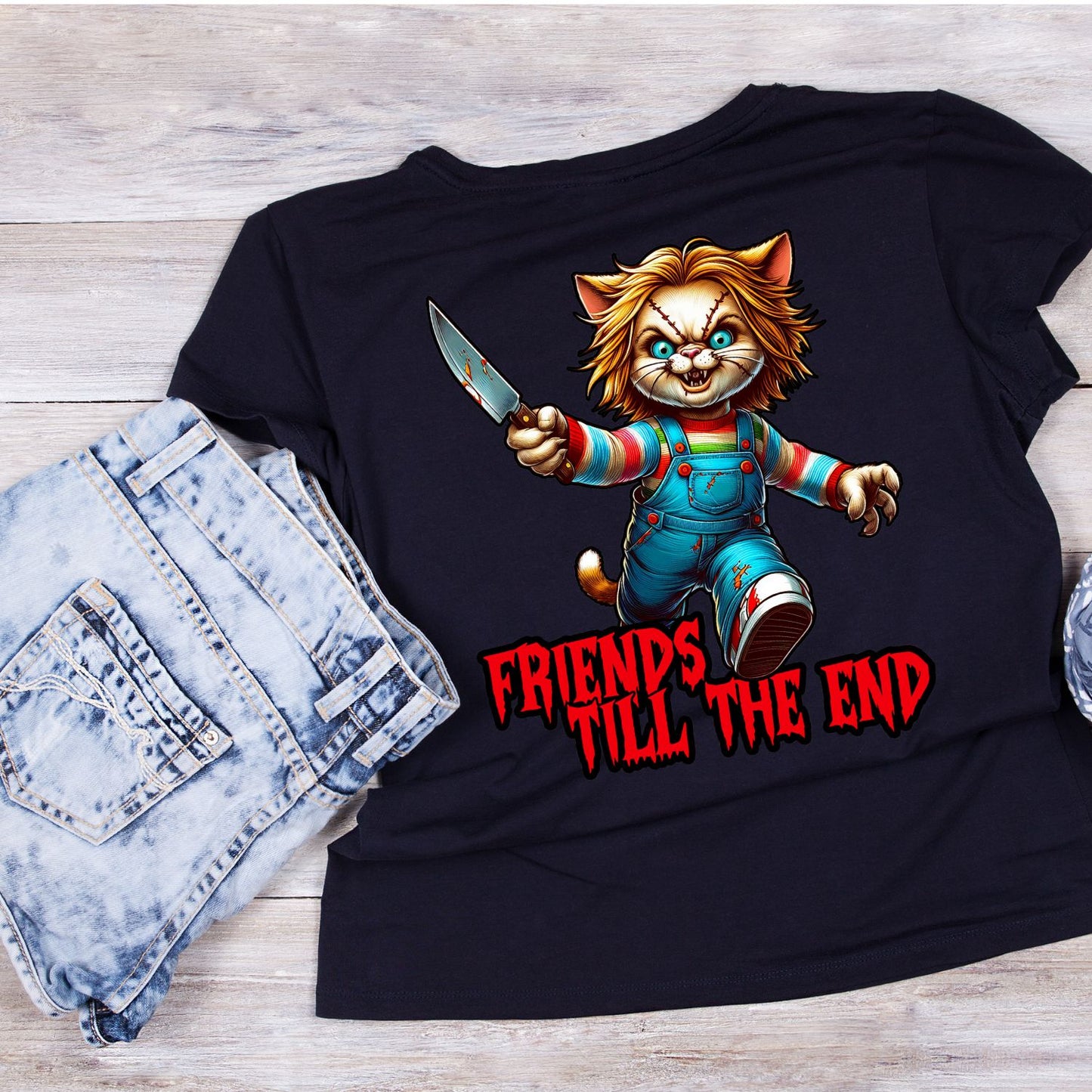 Friends Till The End Horror T-shirt