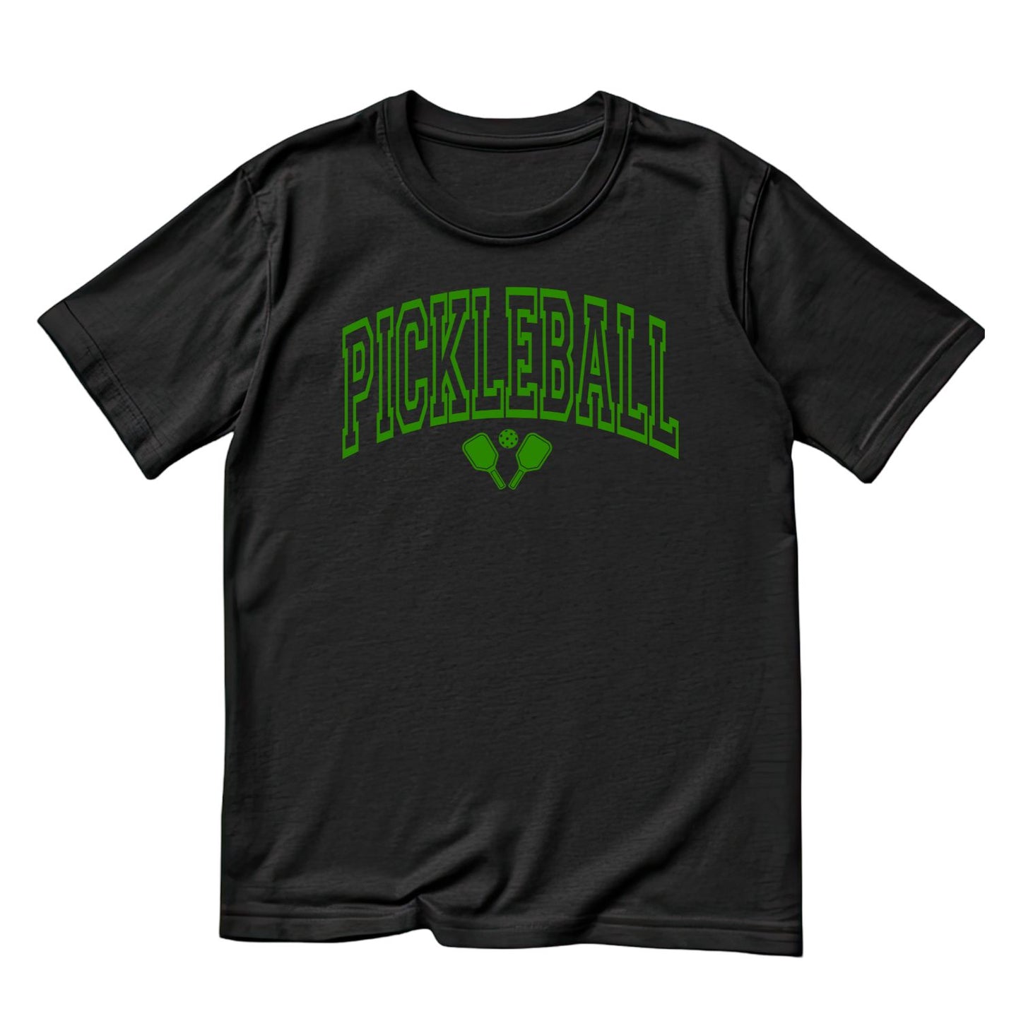Pickleball Green Font T-shirt | Graphic Tee | Printed Shirt