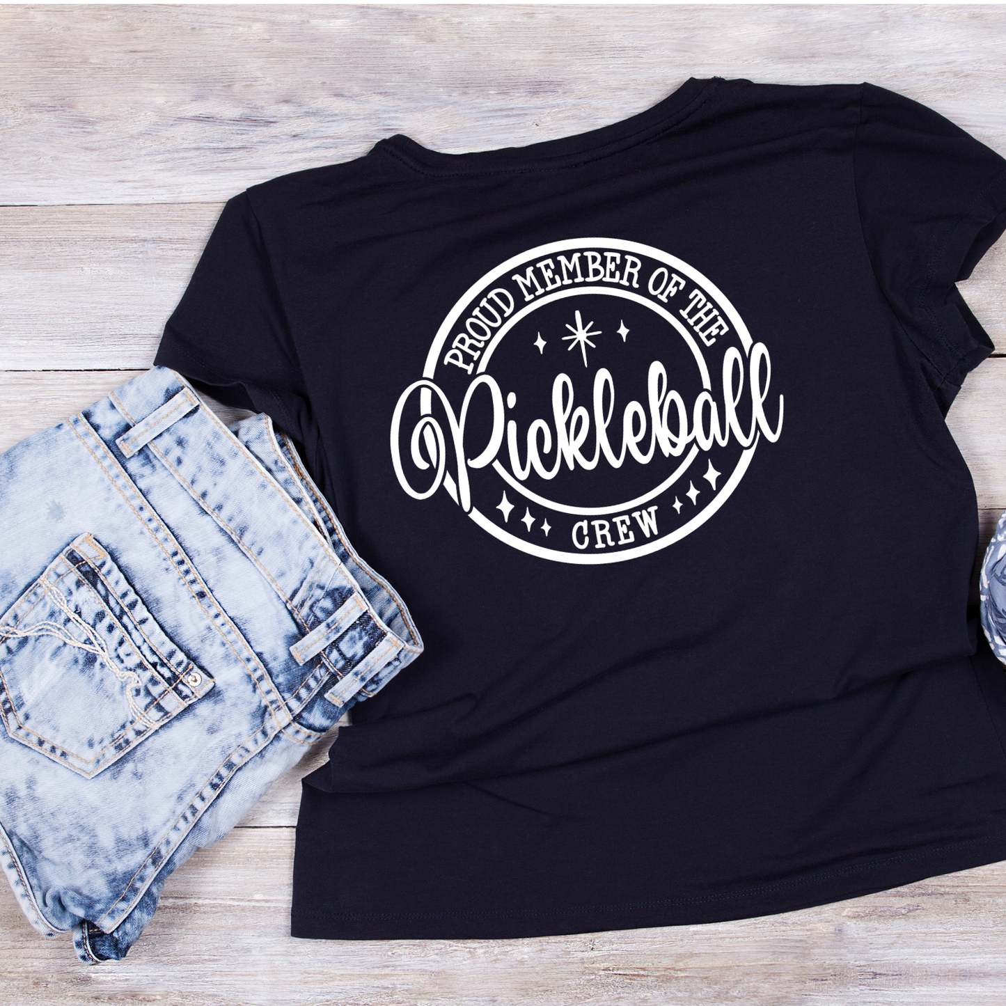 Proud Member Of The Pickleball Crew T-shirt | Graphic Tee | Printed Shirt