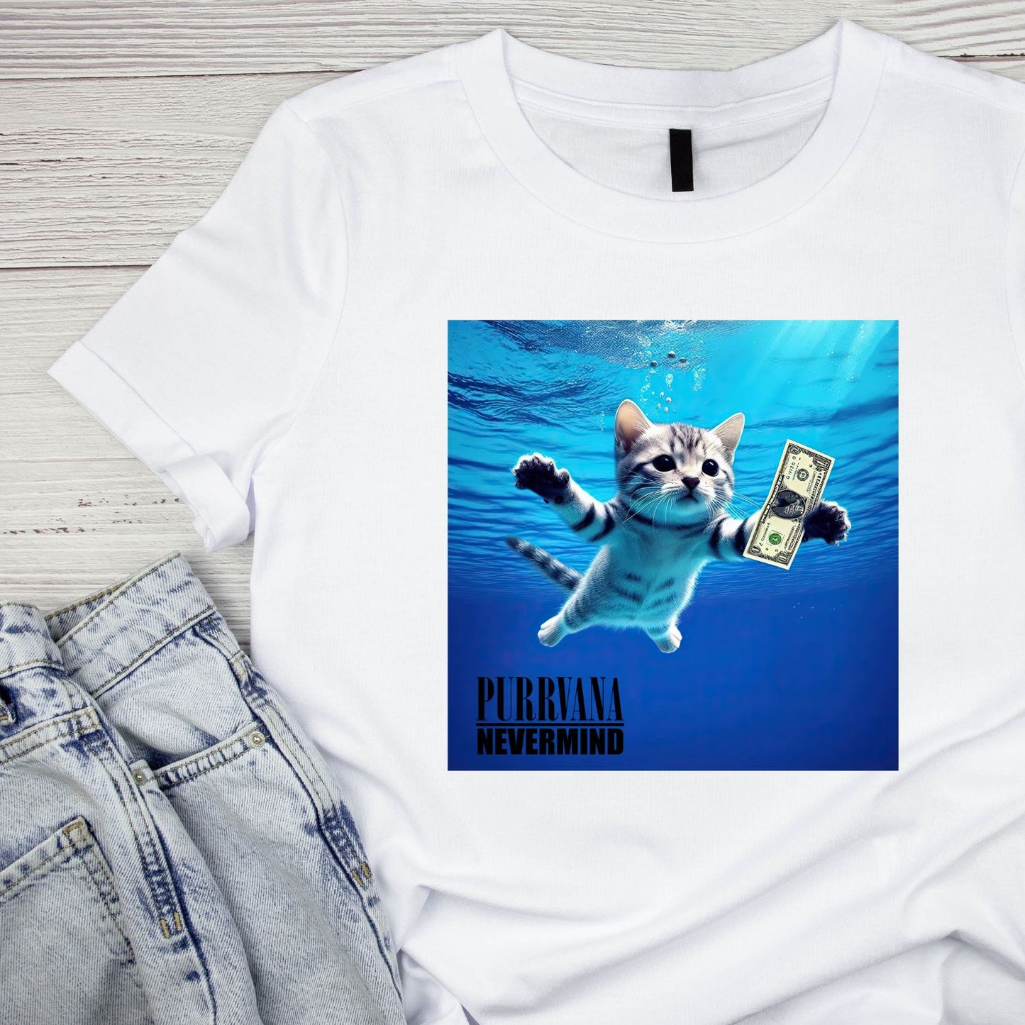 Purrvana Nevermind T-shirt