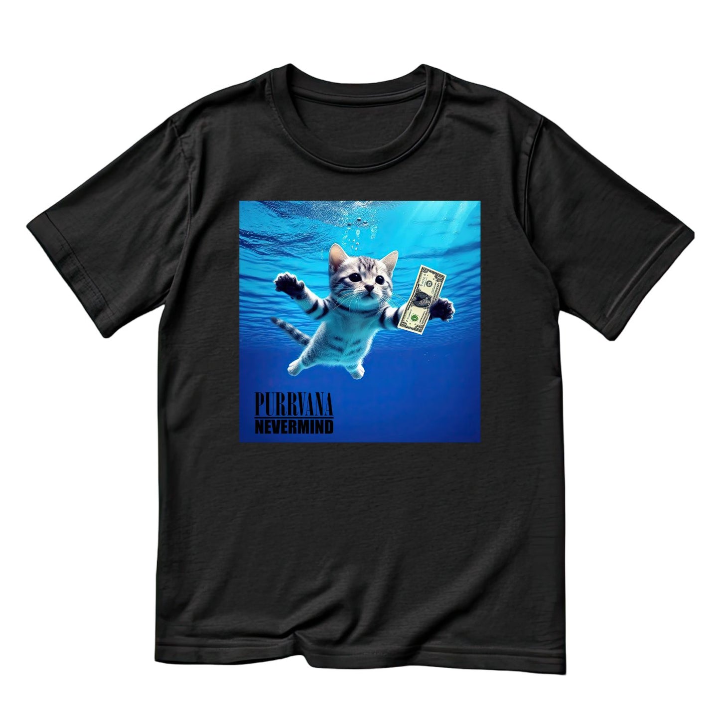 Purrvana Nevermind T-shirt