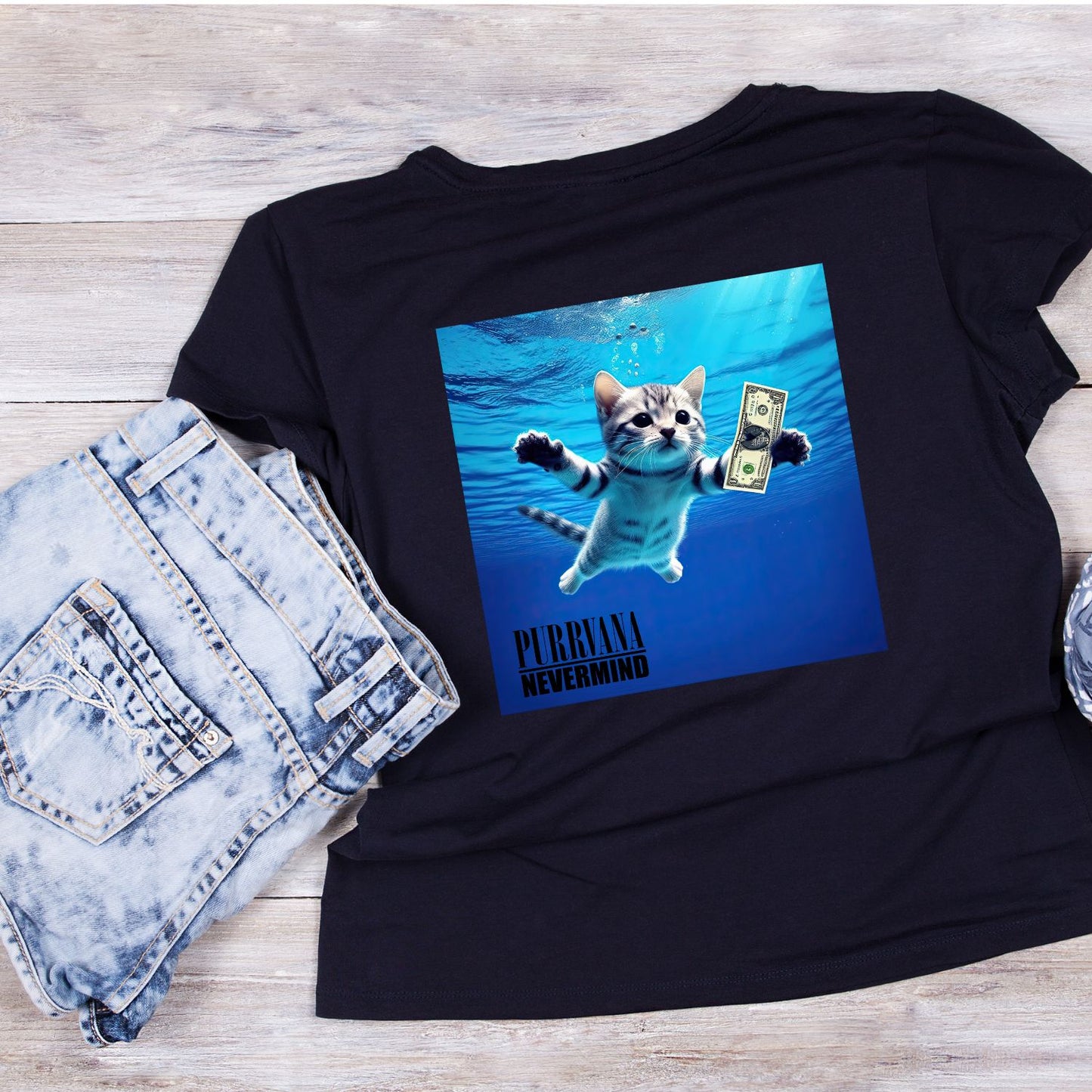 Purrvana Nevermind T-shirt