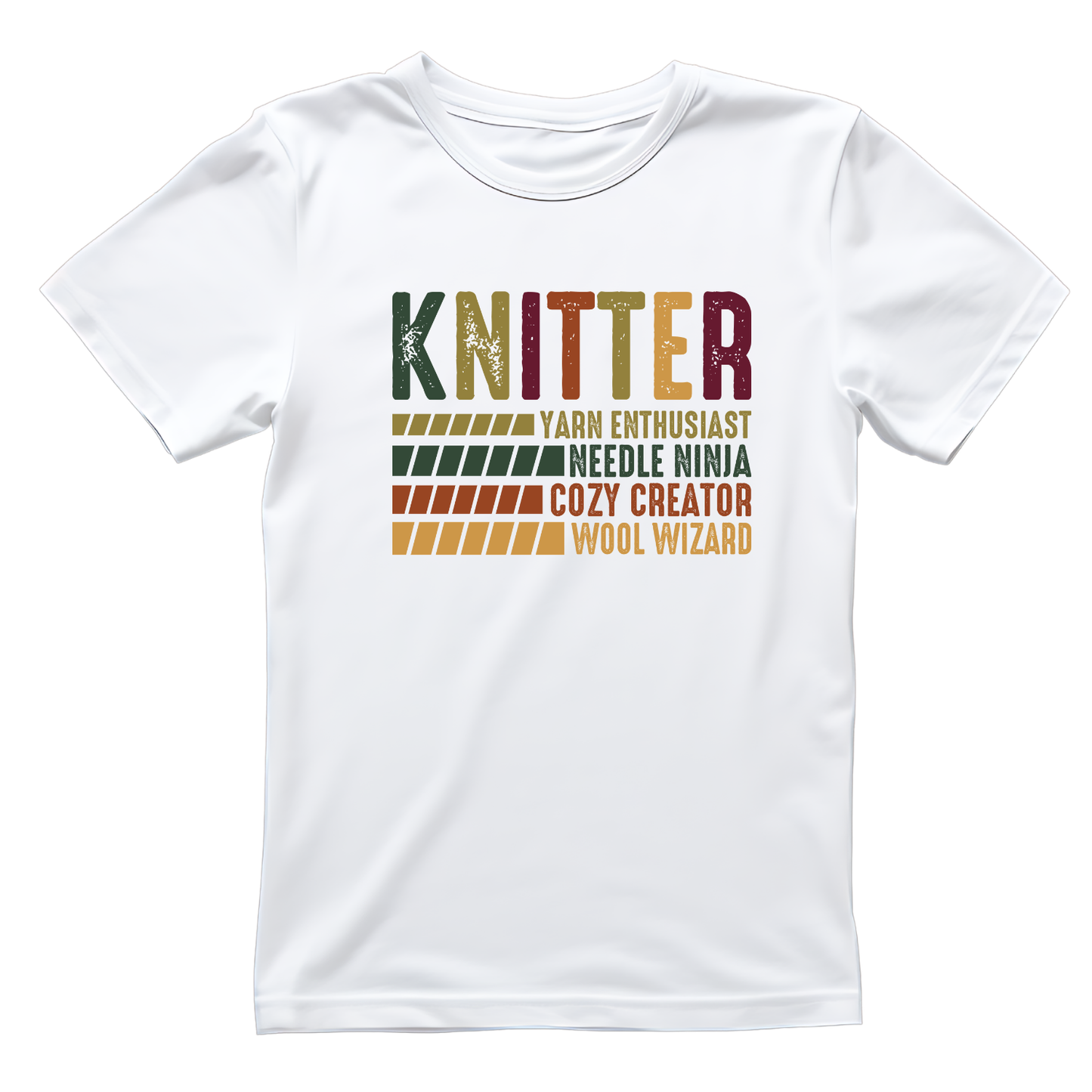 Knitter Yarn Enthusiast T-shirt | Craft Graphic Tee | Hobbies Printed Shirt