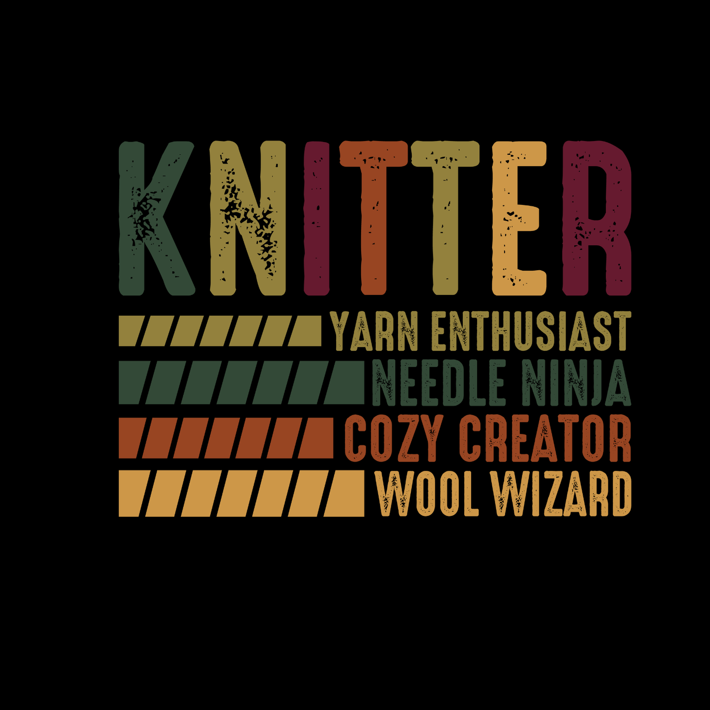 Knitter Yarn Enthusiast T-shirt | Craft Graphic Tee | Hobbies Printed Shirt