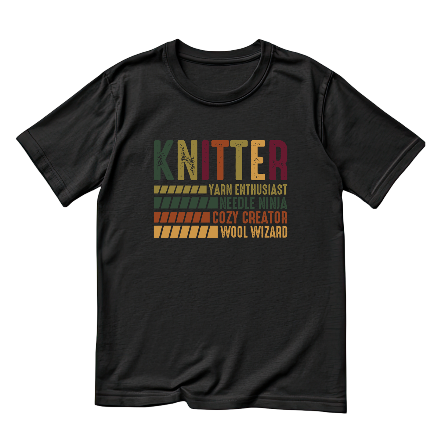 Knitter Yarn Enthusiast T-shirt | Craft Graphic Tee | Hobbies Printed Shirt