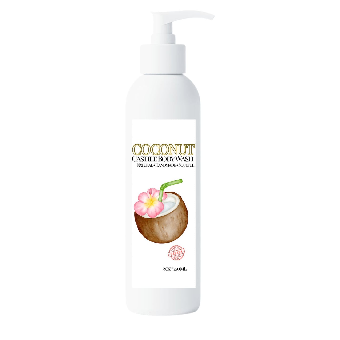 Coconut Body Wash 100% Castile Base