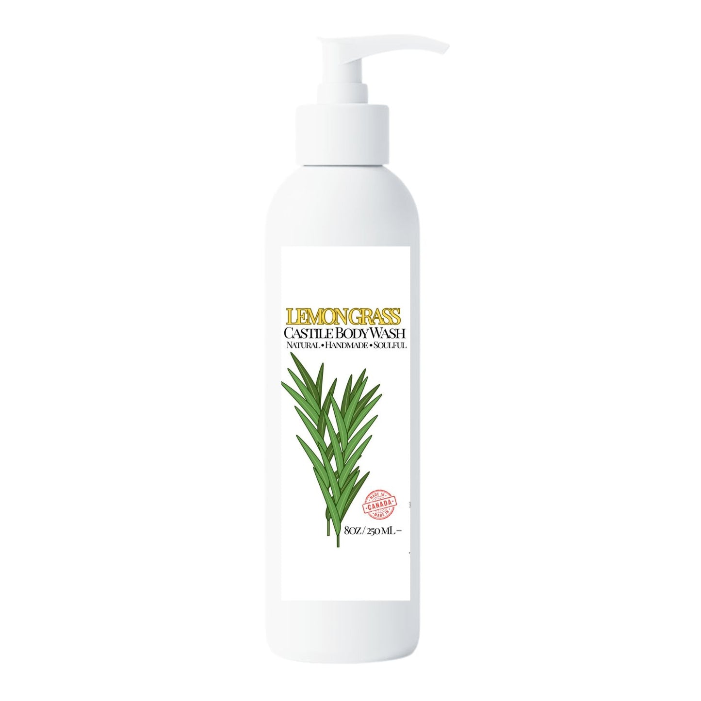 Lemongrass Body Wash 100% Castile Base