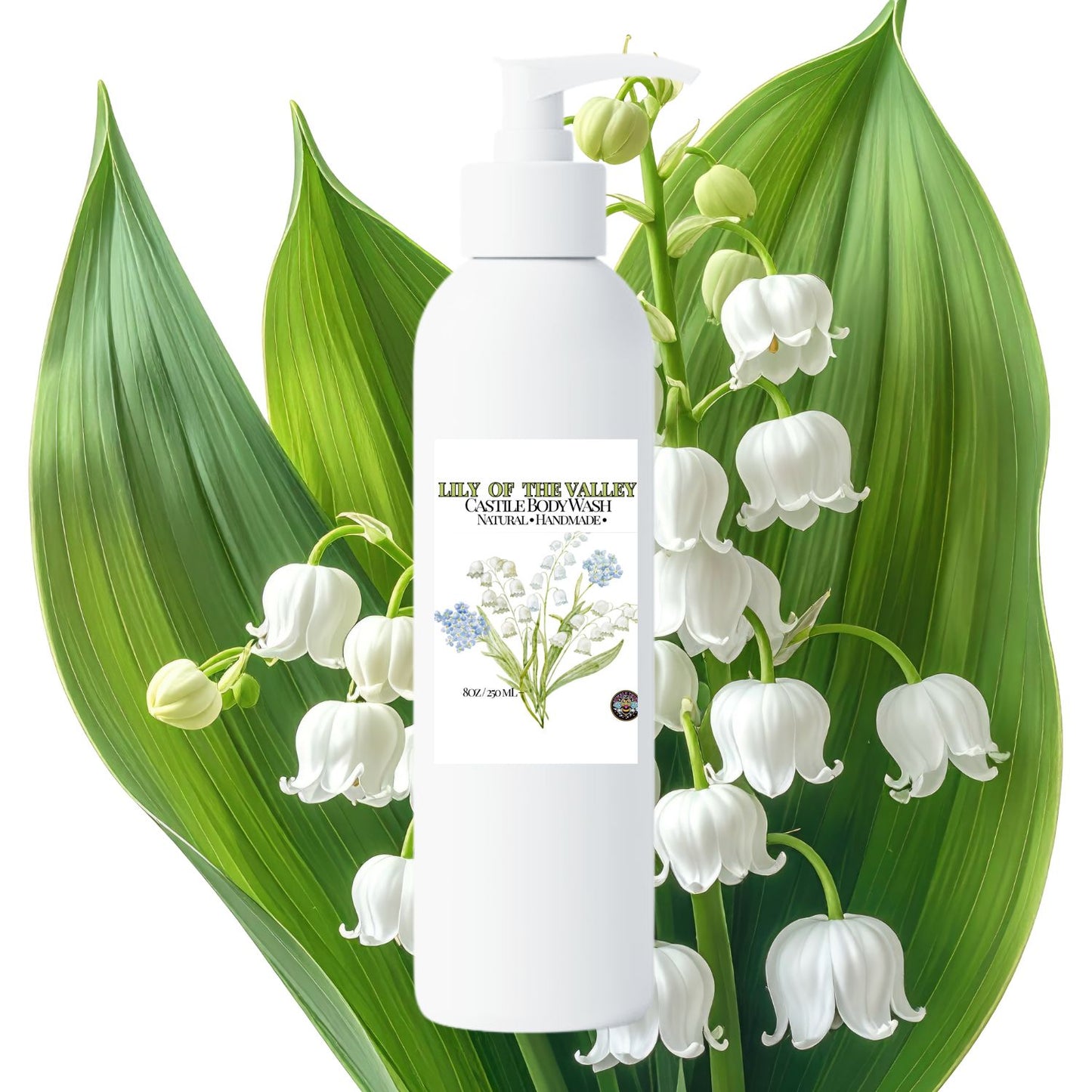 Lily of the Valley Body Wash 100% Castile Base