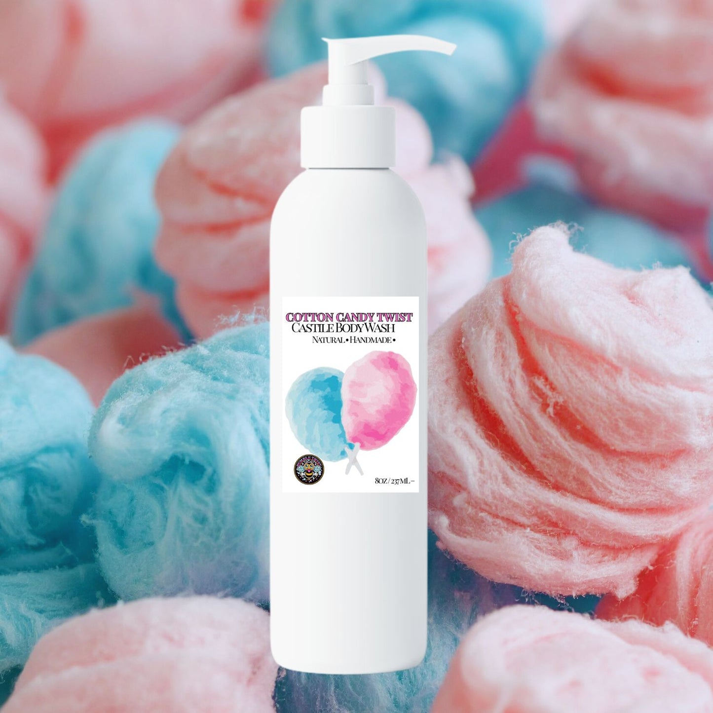 Cotton Candy Body Wash 100% Castile Base