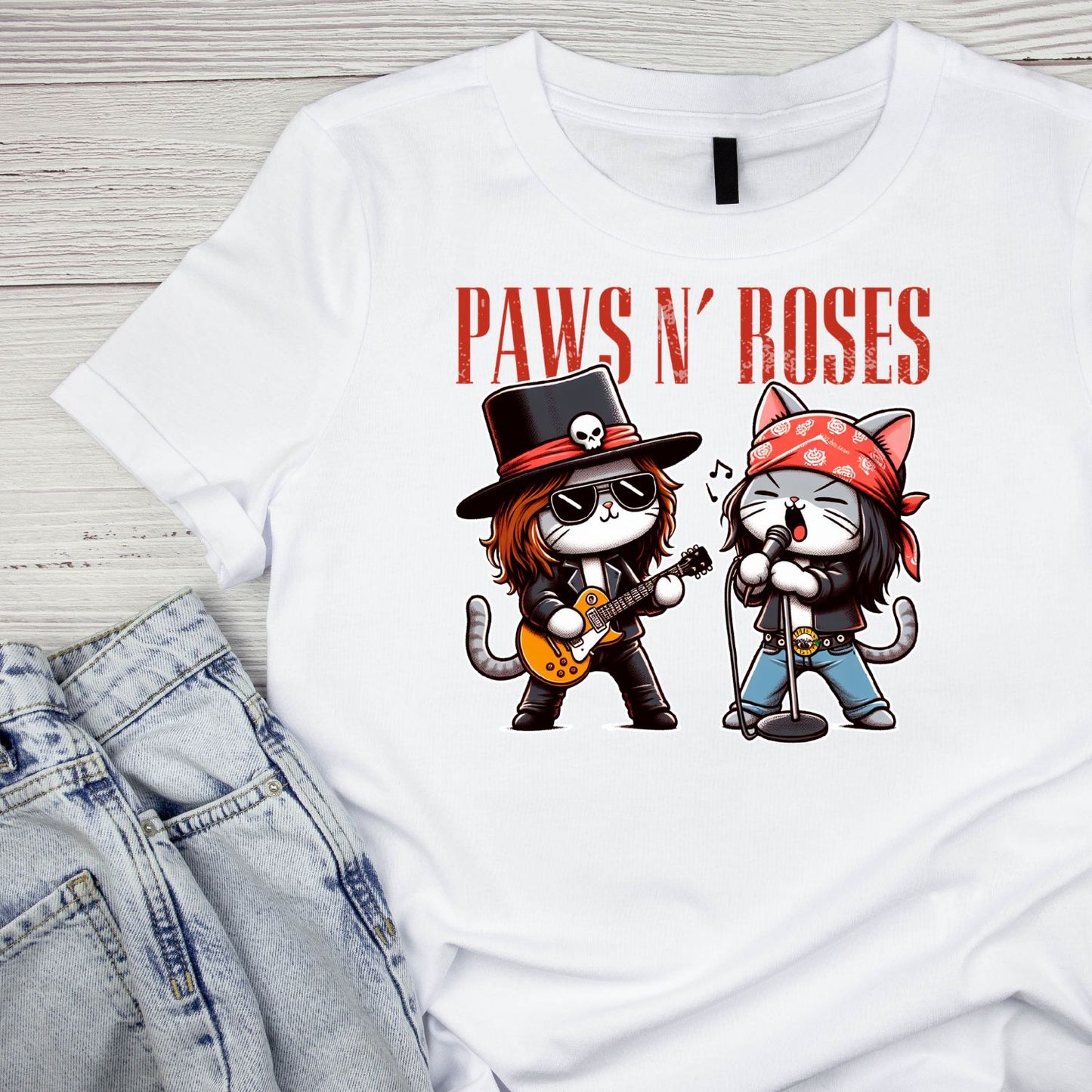 Paws N’ Roses T-shirt