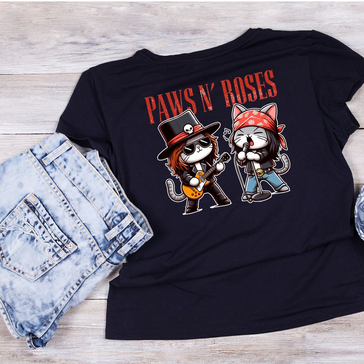Paws N’ Roses T-shirt