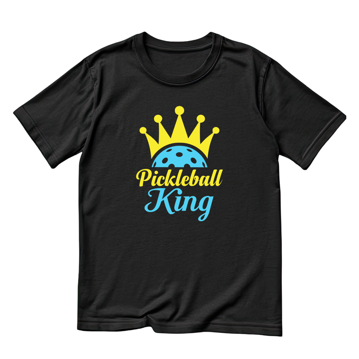 Pickleball King T-shirt | Funny Graphic Tee | Sports Printed Shirt