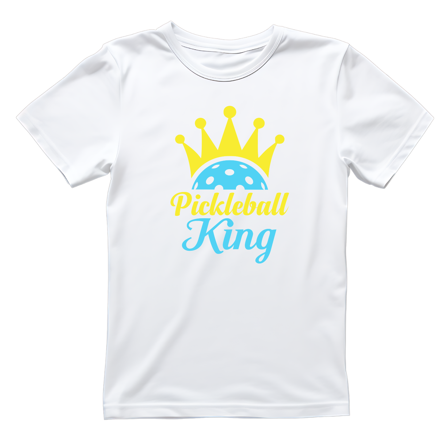 Pickleball King T-shirt | Funny Graphic Tee | Sports Printed Shirt