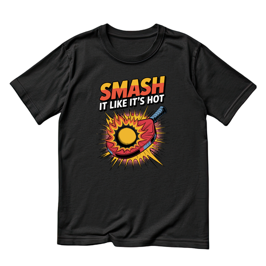 Smash It Like It’s Hot Pickleball King T-shirt | Funny Graphic Tee | Sports Printed Shirt