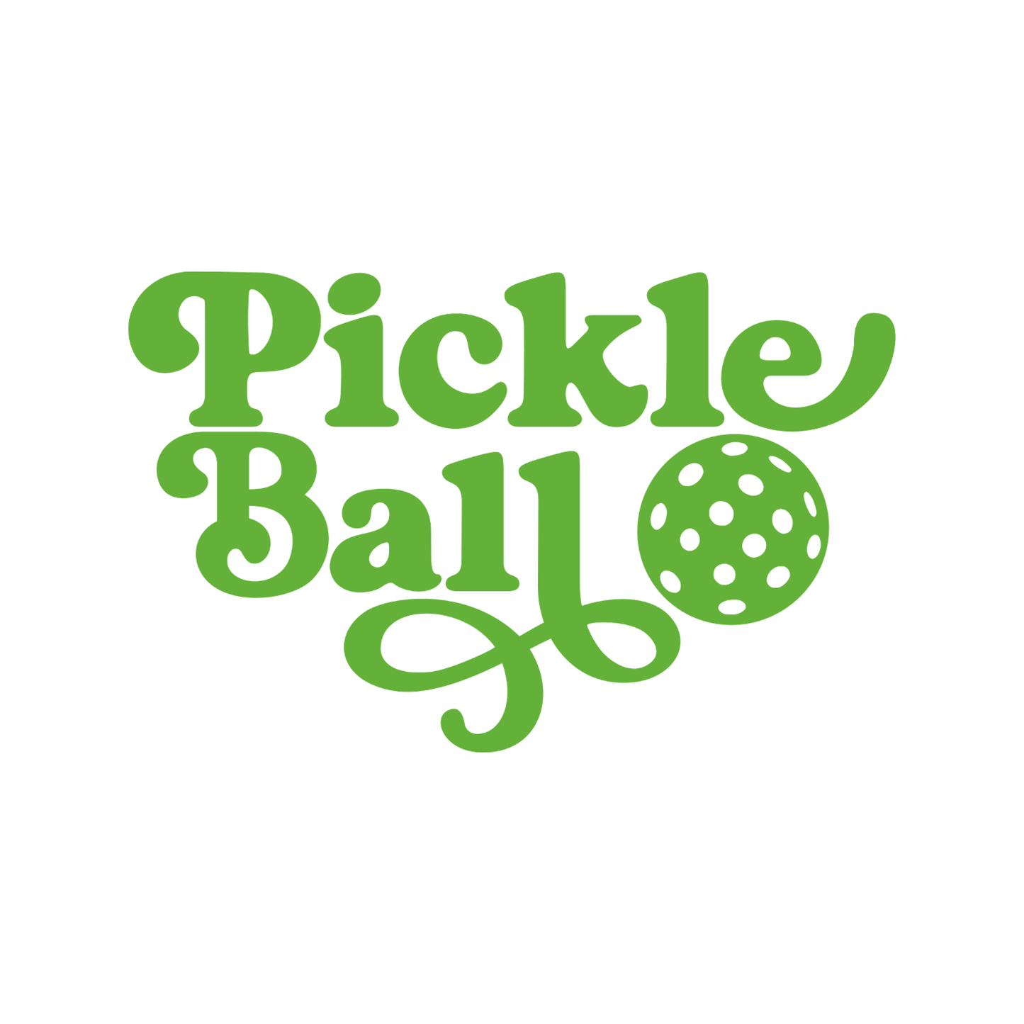 Pickleball Script Font T-shirt | Graphic Tee | Sports Printed Shirt