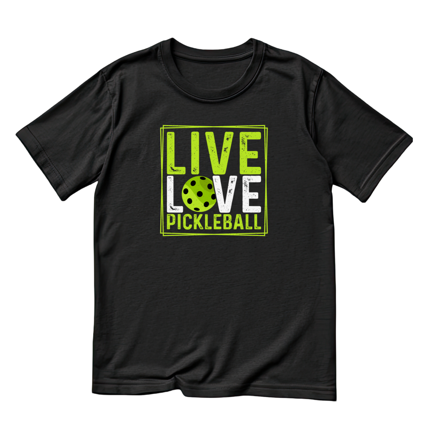 Live Love Pickleball T-shirt | Funny Graphic Tee | Sports Printed Shirt