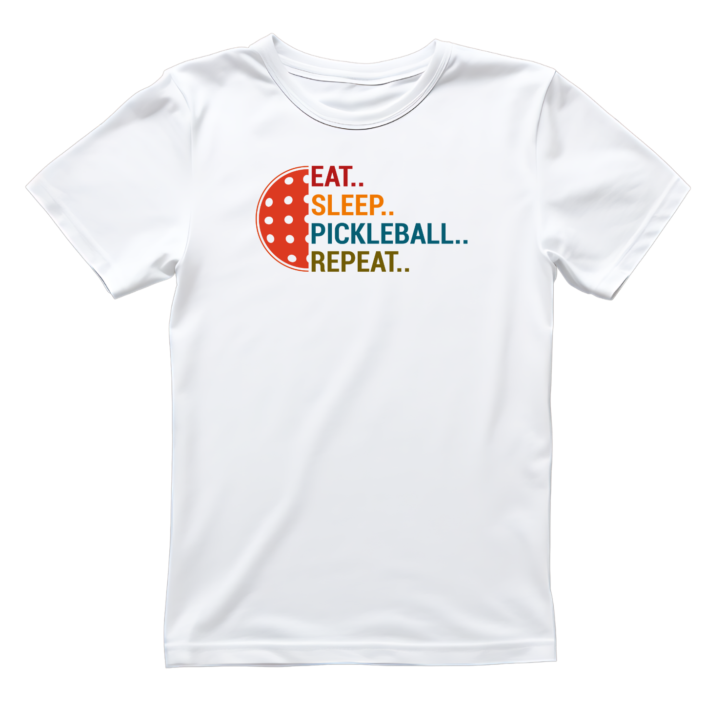 Eat… Sleep… Pickleball… Repeat… T-shirt | Graphic Tee | Sports Printed Shirt