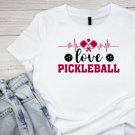 Love Pickleball T-shirt | Graphic Tee | Printed Shirt