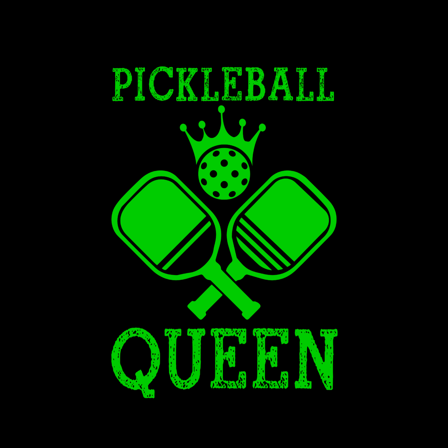 Pickleball Queen T-shirt | Funny Graphic Tee | Sports Printed Shirt