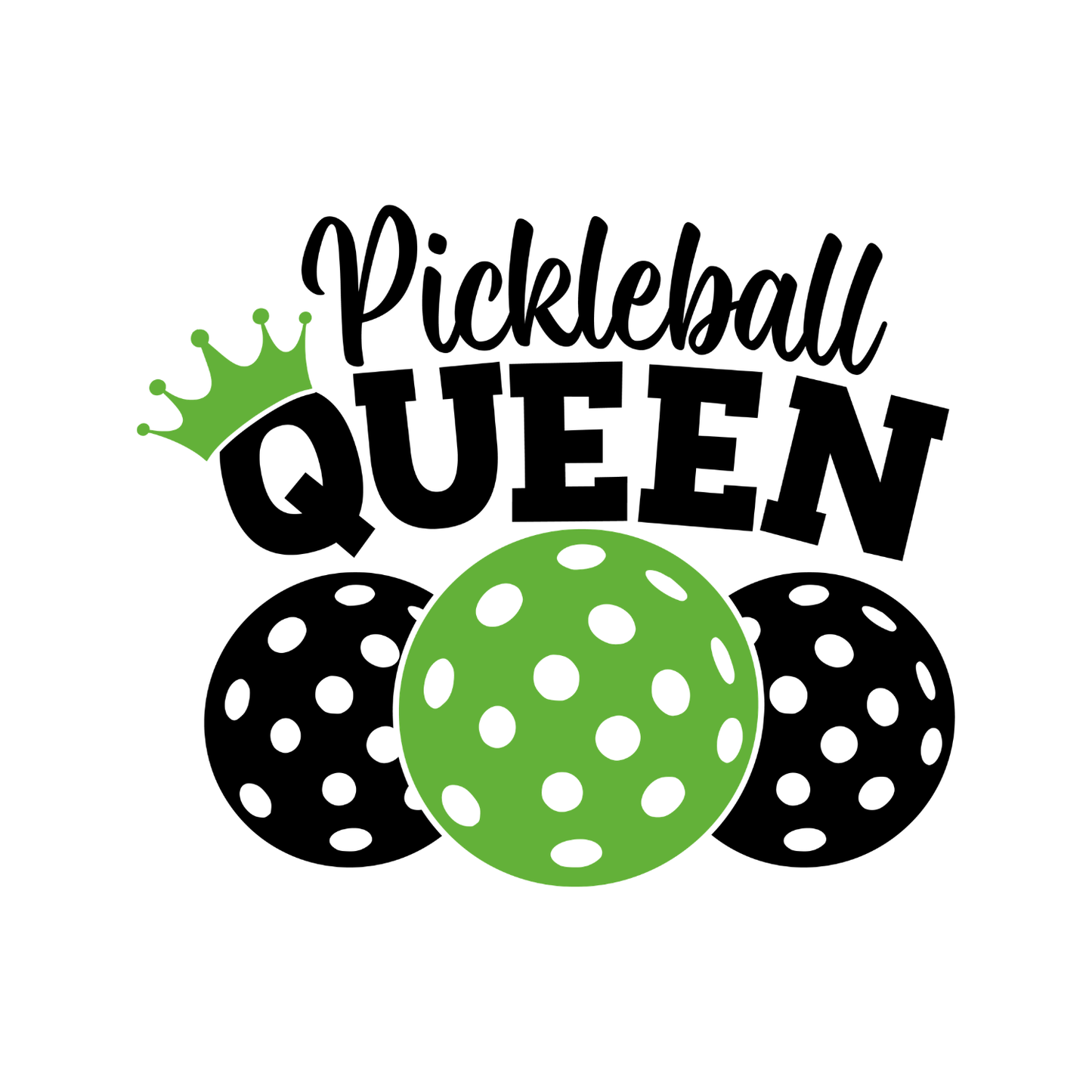 Pickleball Queen T-shirt | Graphic Tee | Printed Shirt