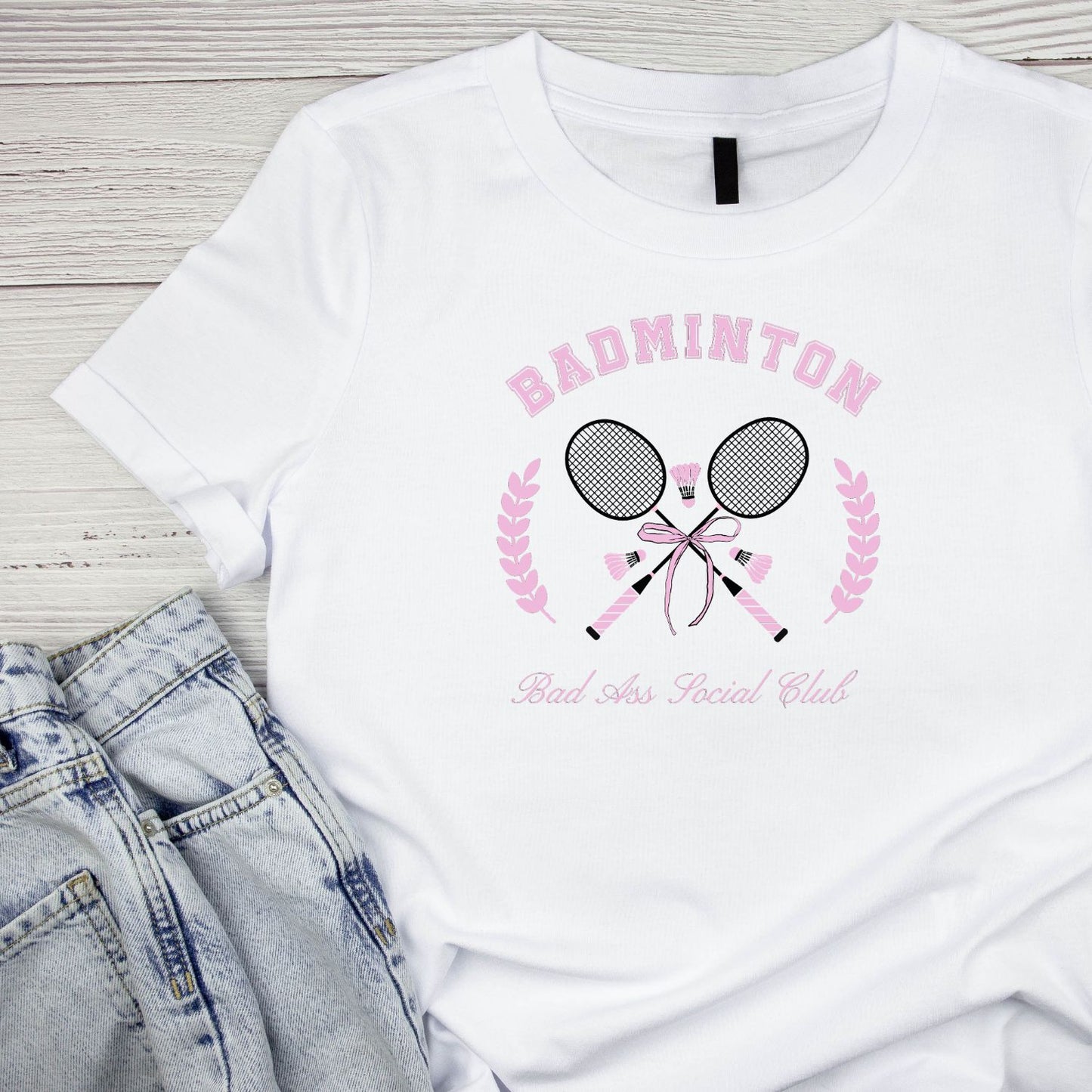Badminton Bad A** Social Club T-shirt