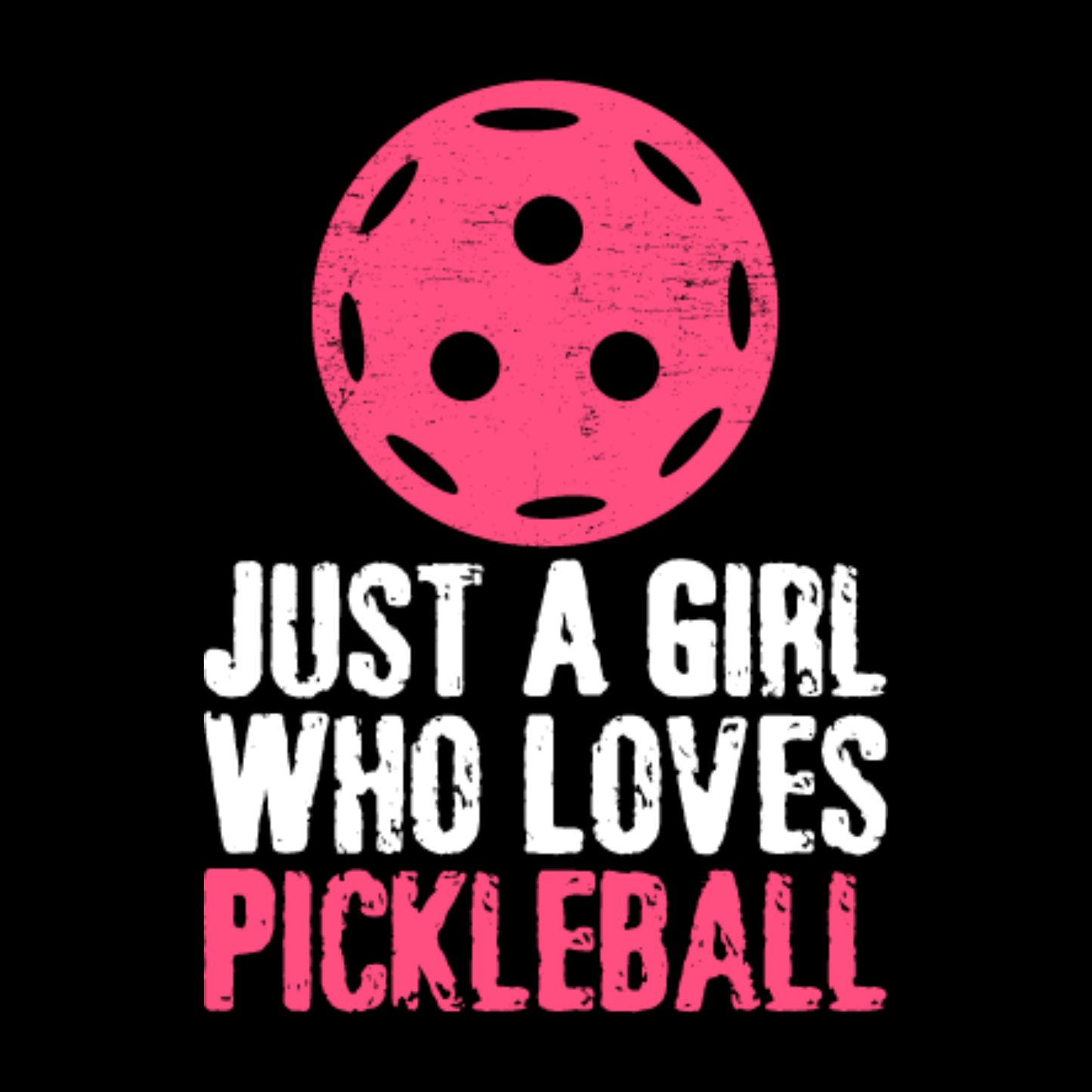 Just A Girl Who Loves Pickleball T-shirt | Funny Graphic Tee | Sports Printed Shirt