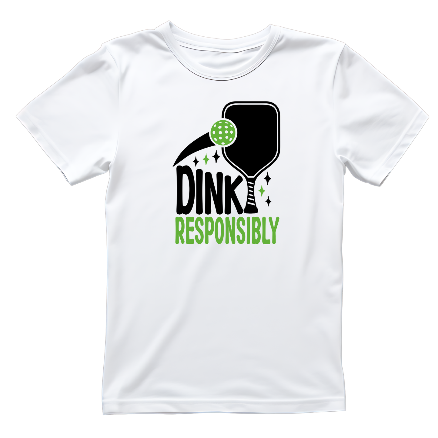 Dink Responsibly Pickleball T-shirt | Graphic Tee | Printed Shirt