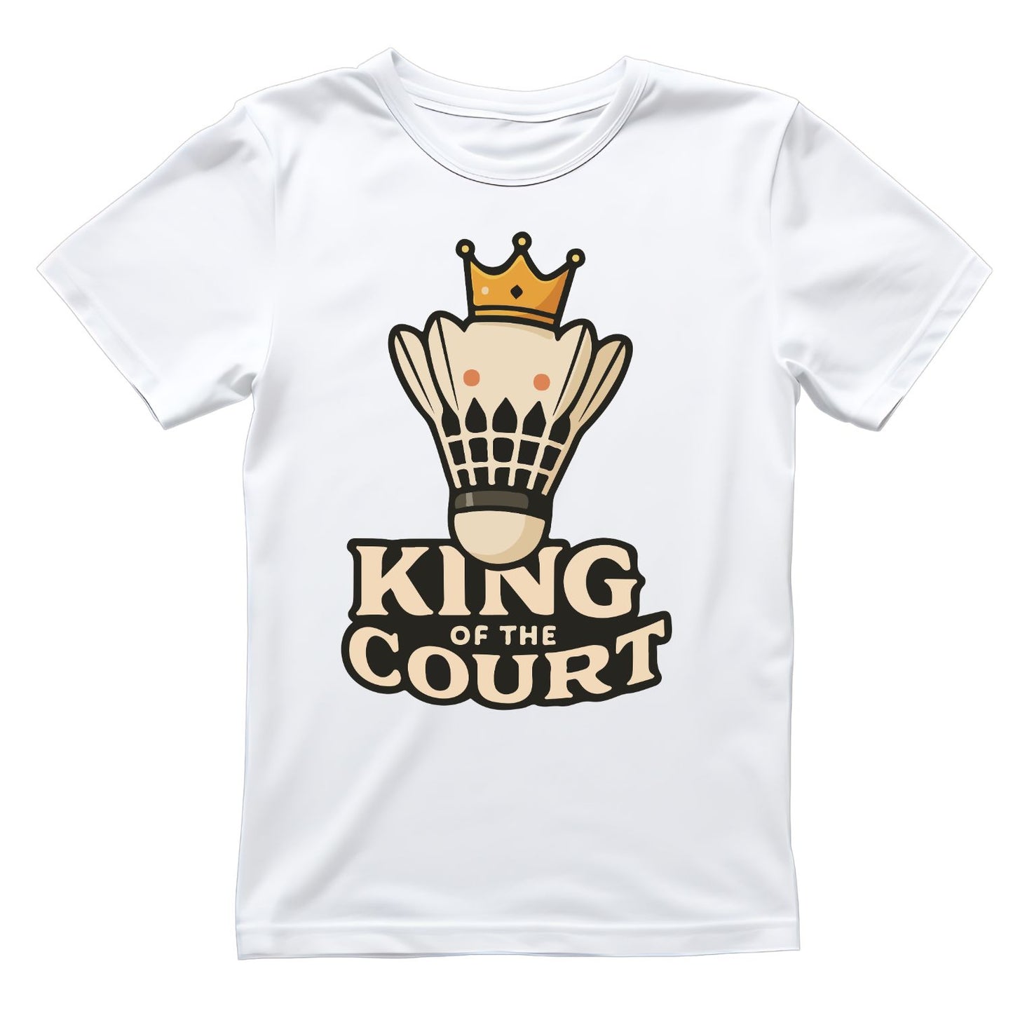 King of the Court Badminton T-shirt