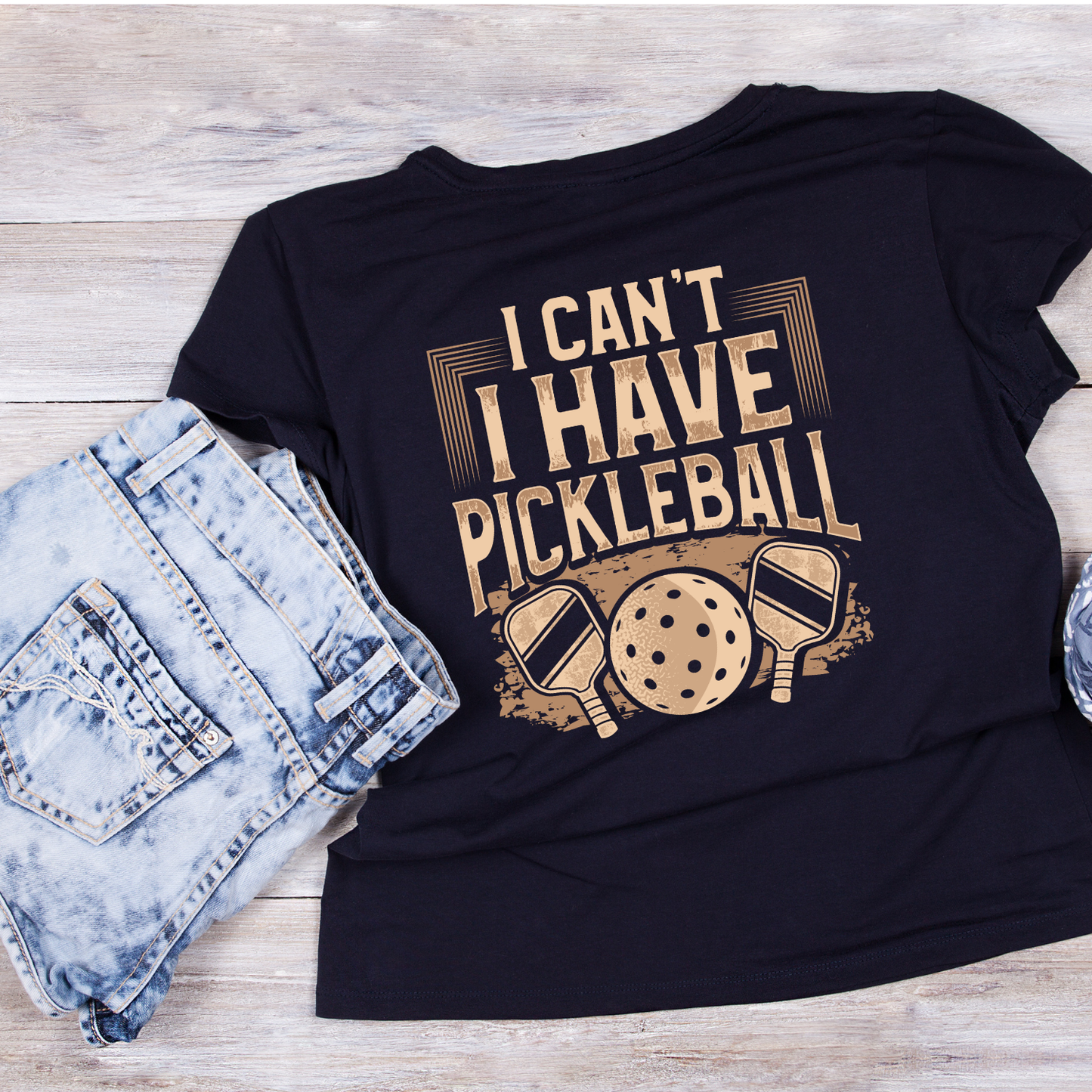 I Can’t I Have Pickleball T-shirt | Funny Graphic Tee | Sports Printed Shirt