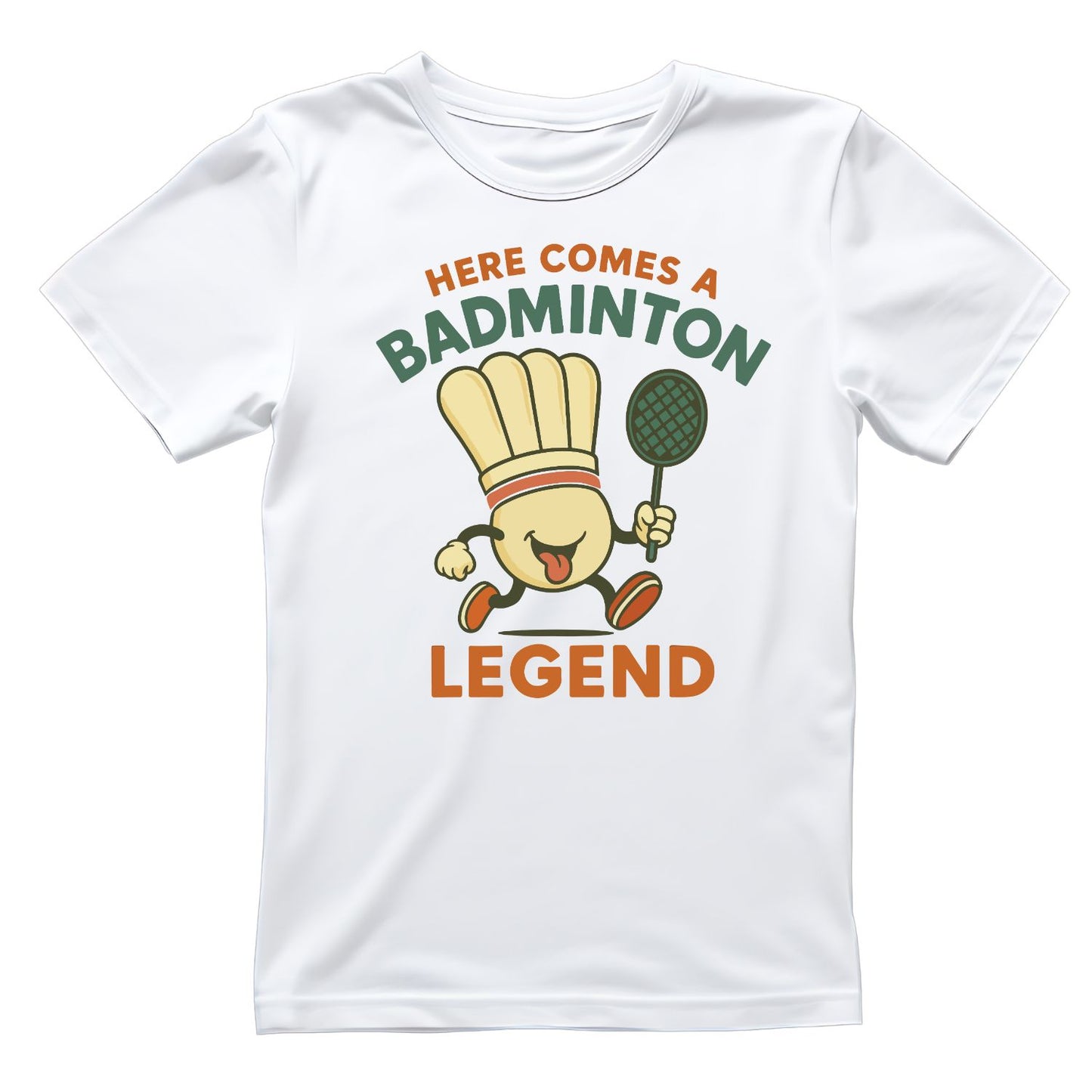 Here Comes A Badminton Legend T-shirt