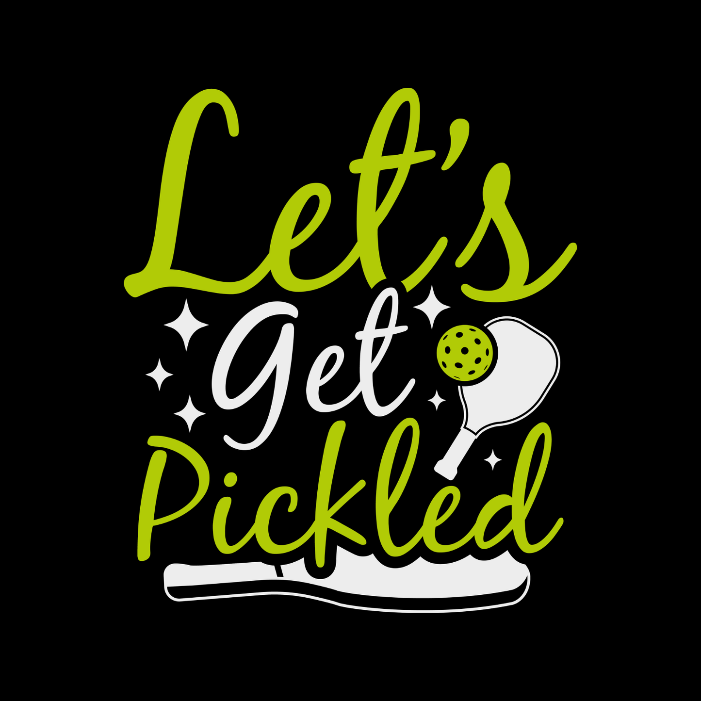 Let’s Get Pickled Pickleball T-shirt | Funny Graphic Tee | Sports Team Printed Shirt