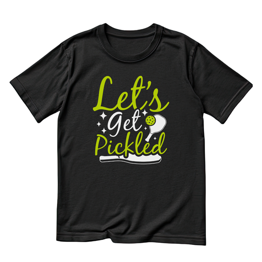 Let’s Get Pickled Pickleball T-shirt | Funny Graphic Tee | Sports Team Printed Shirt
