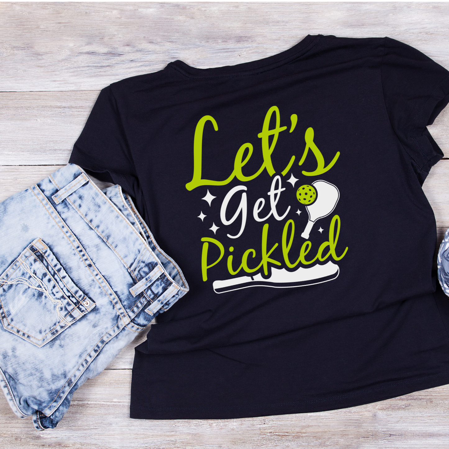 Let’s Get Pickled Pickleball T-shirt | Funny Graphic Tee | Sports Team Printed Shirt