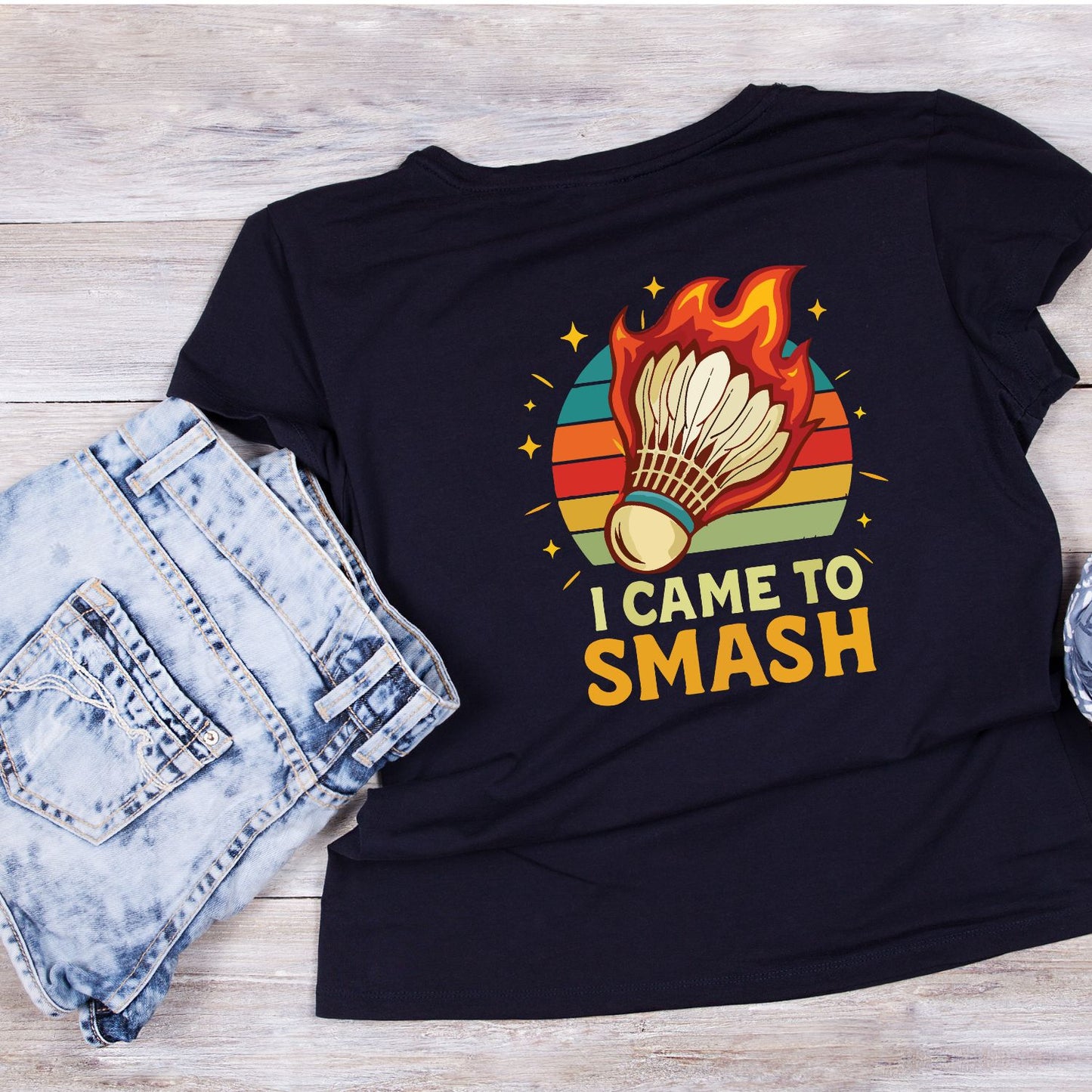 I Came To Smash (Badminton) T-shirt
