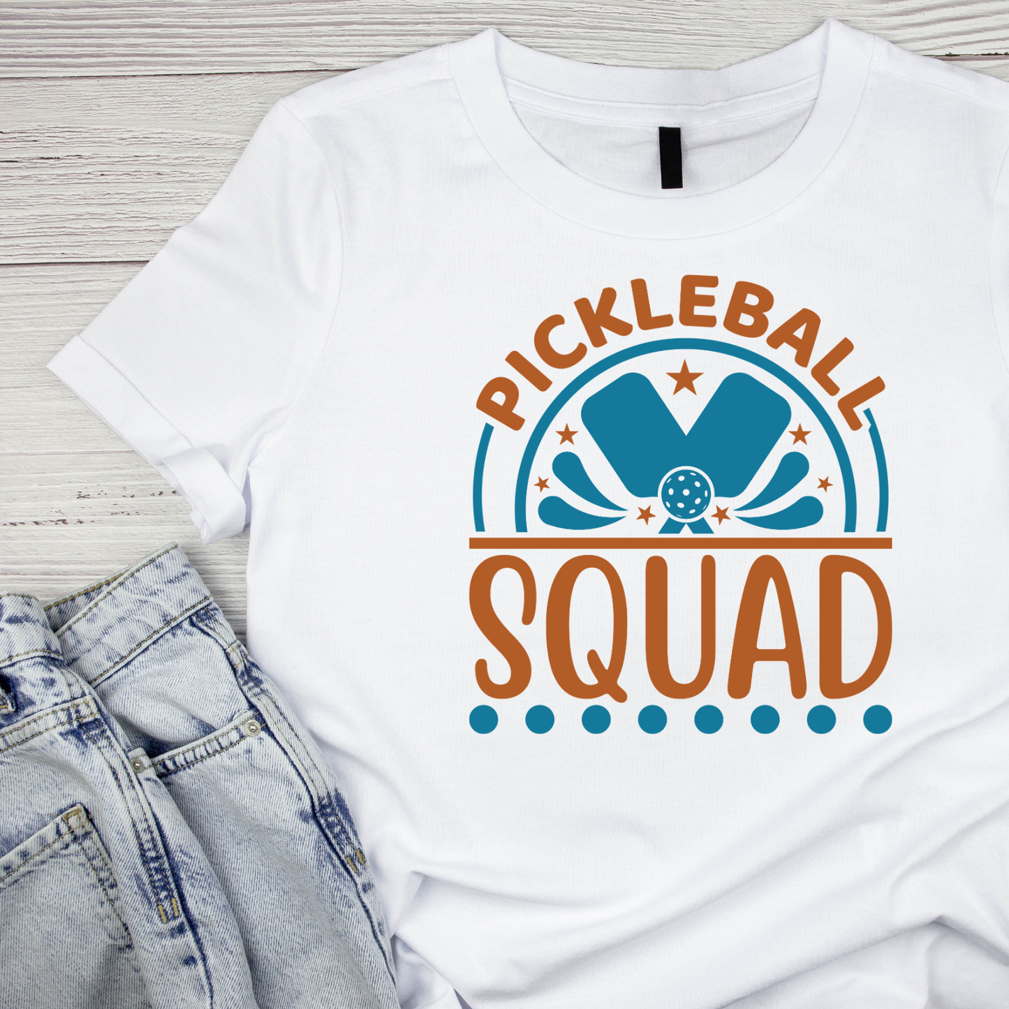 Pickleball Squad T-shirt | Funny Graphic Tee | Sports Printed Shirt