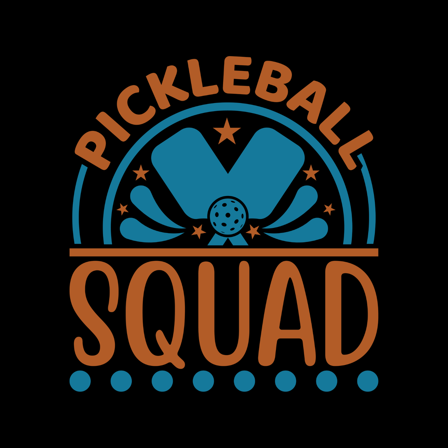 Pickleball Squad T-shirt | Funny Graphic Tee | Sports Printed Shirt