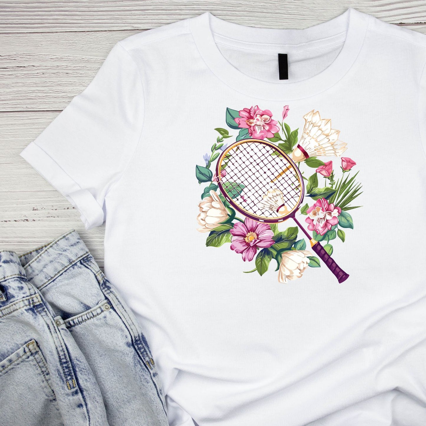 Badminton Floral T-shirt