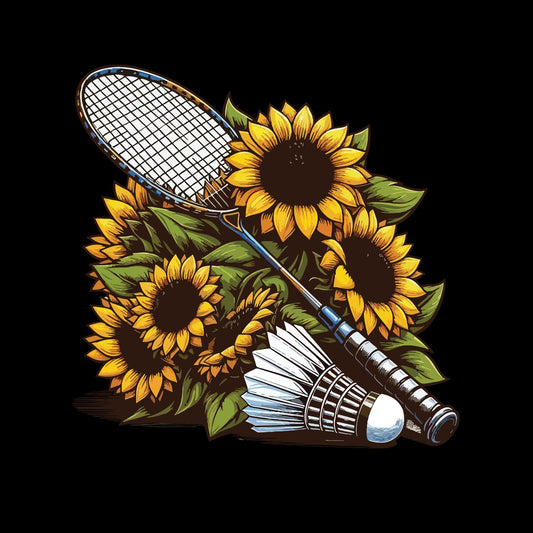 Badminton Sunflowers T-shirt