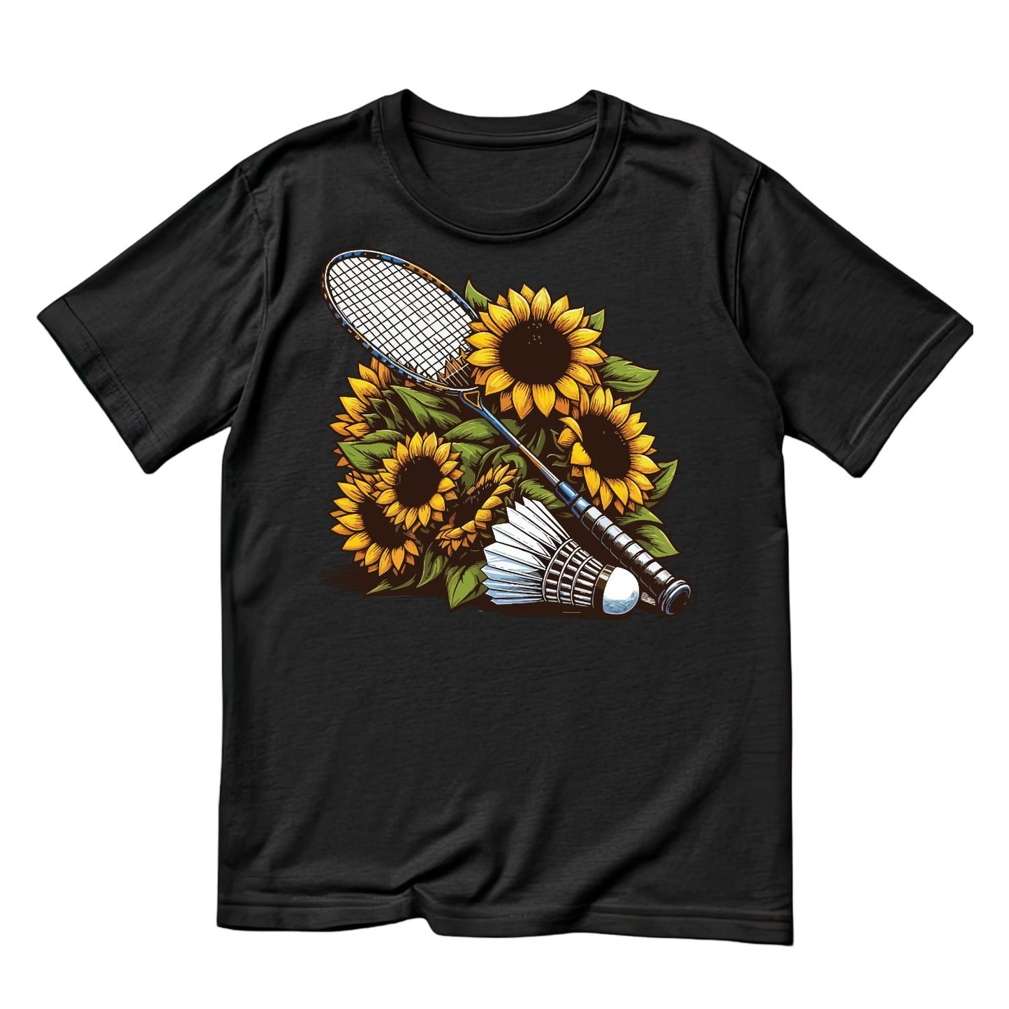 Badminton Sunflowers T-shirt