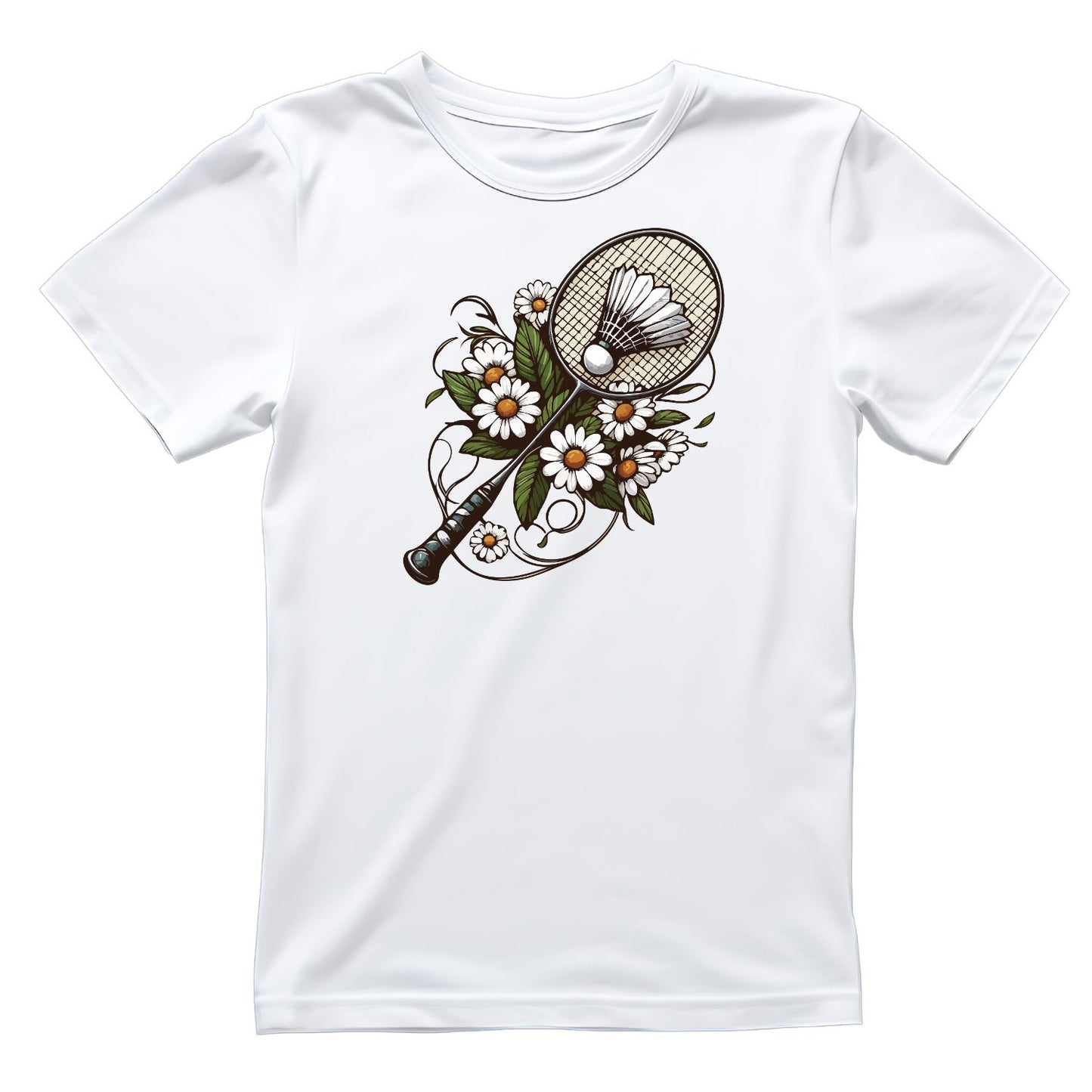 Badminton Daisies T-shirt