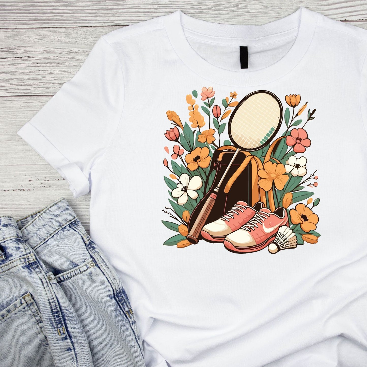 Retro Badminton T-shirt