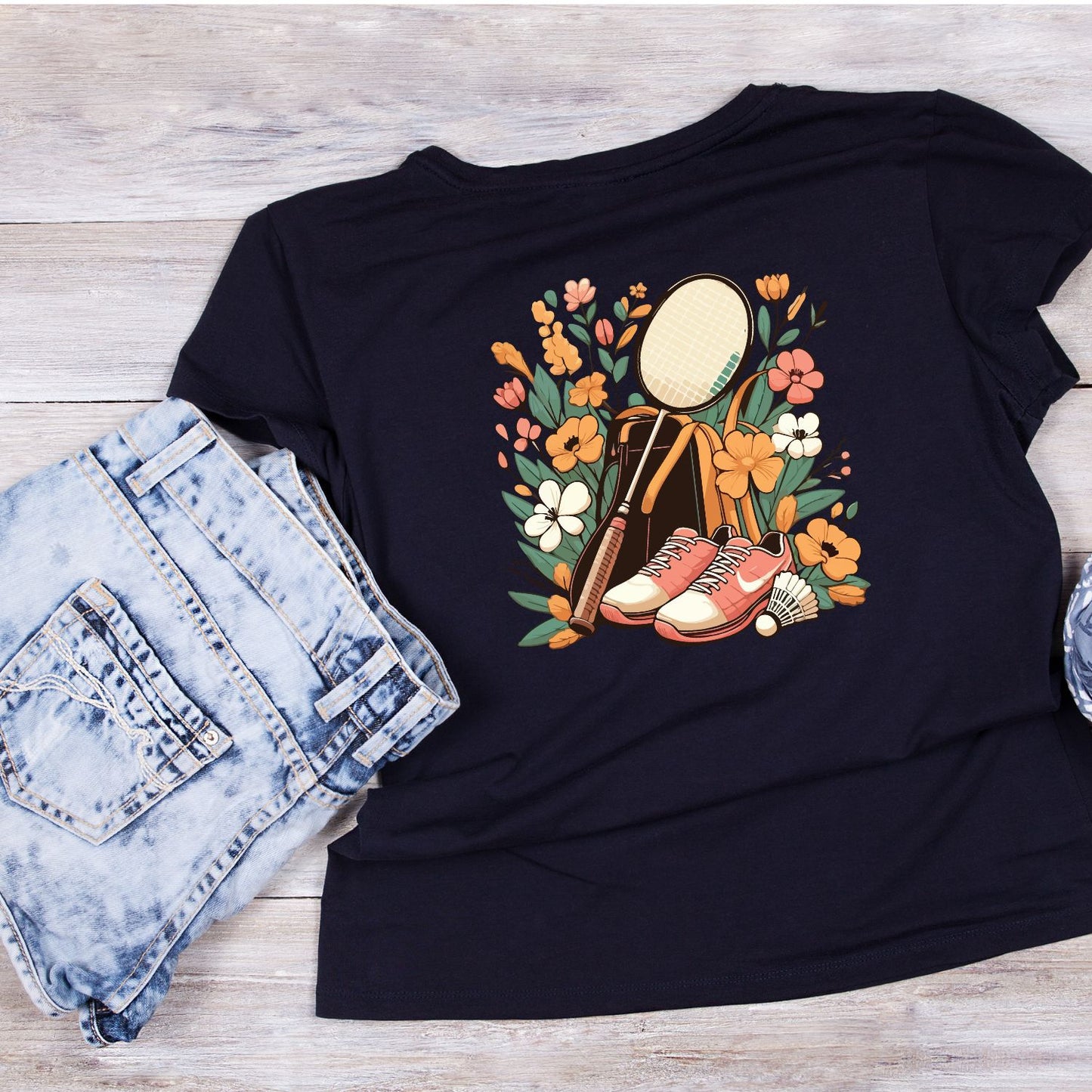 Retro Badminton T-shirt