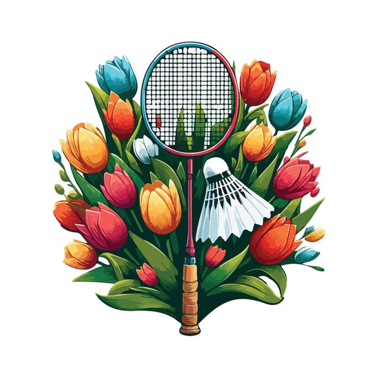 Tulips Badminton T-shirt