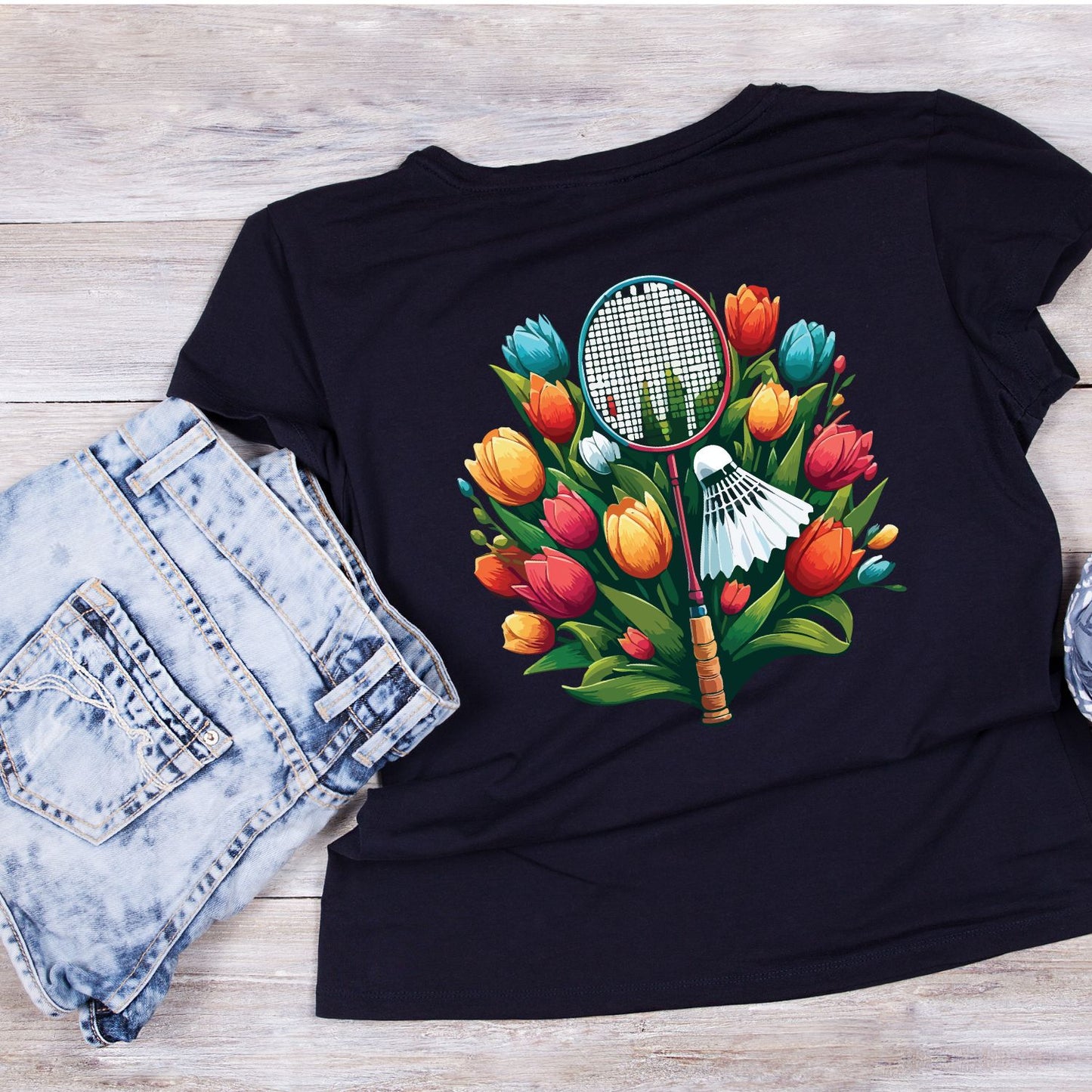 Tulips Badminton T-shirt